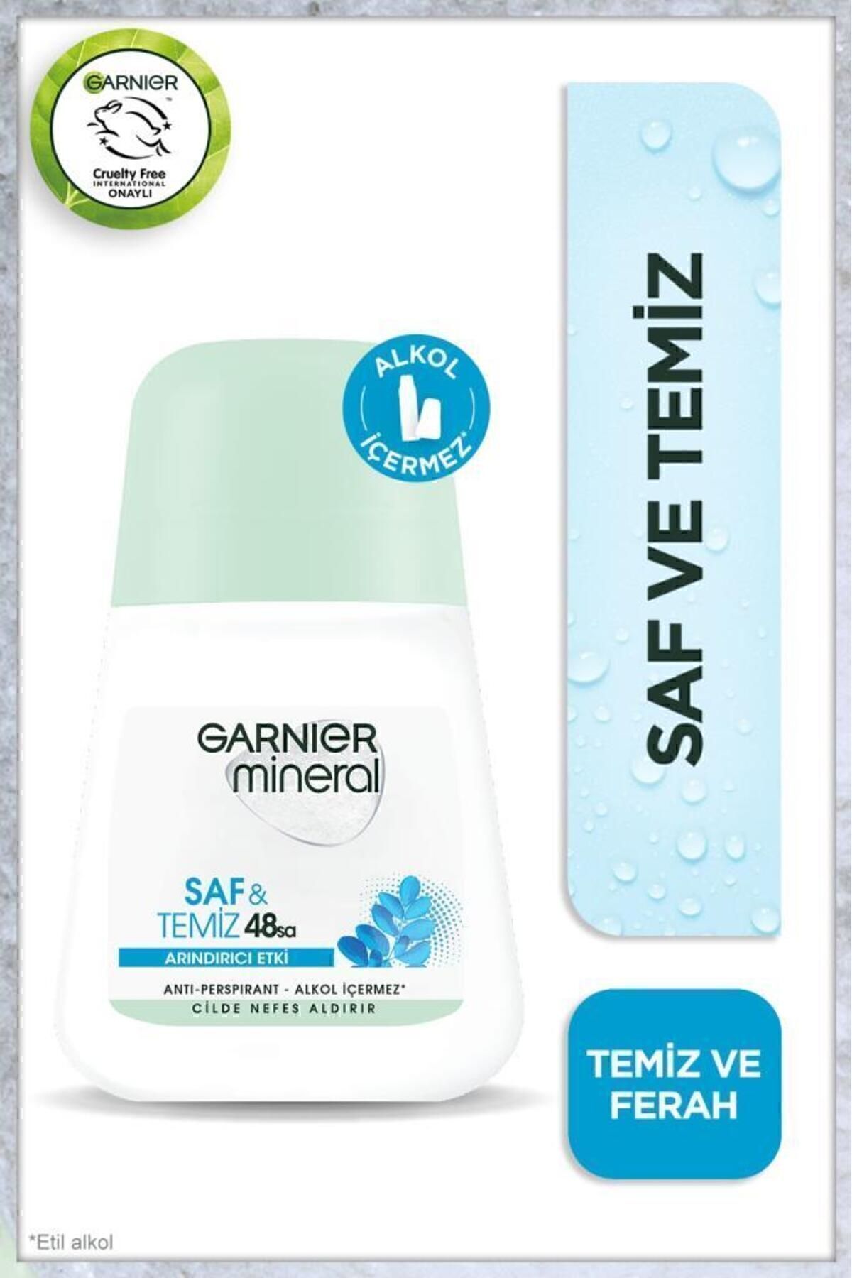 Garnier Mineral Saf Ve Temiz Kadın Roll-on Deodorant
