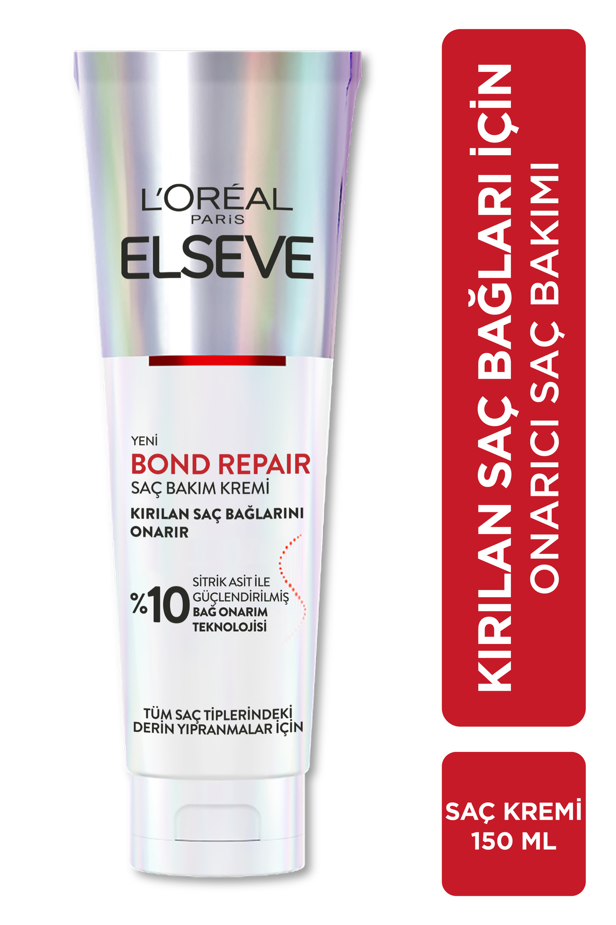ELSEVE Bond Repair Tüm Yıpranmalar İçin Saç Bağlarını Onarıcı Bakım Kremi 150 ml