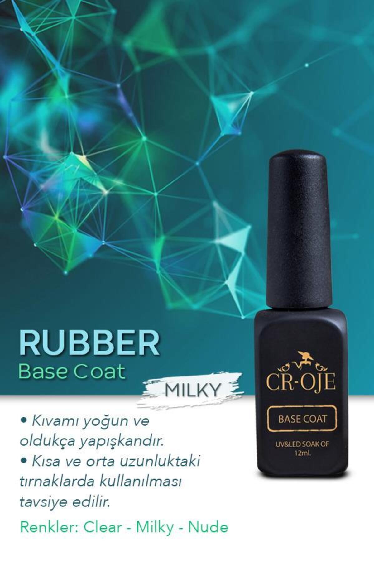 CROJE KALICI OJE Rubber Base Coat - Milky(12 ml.)