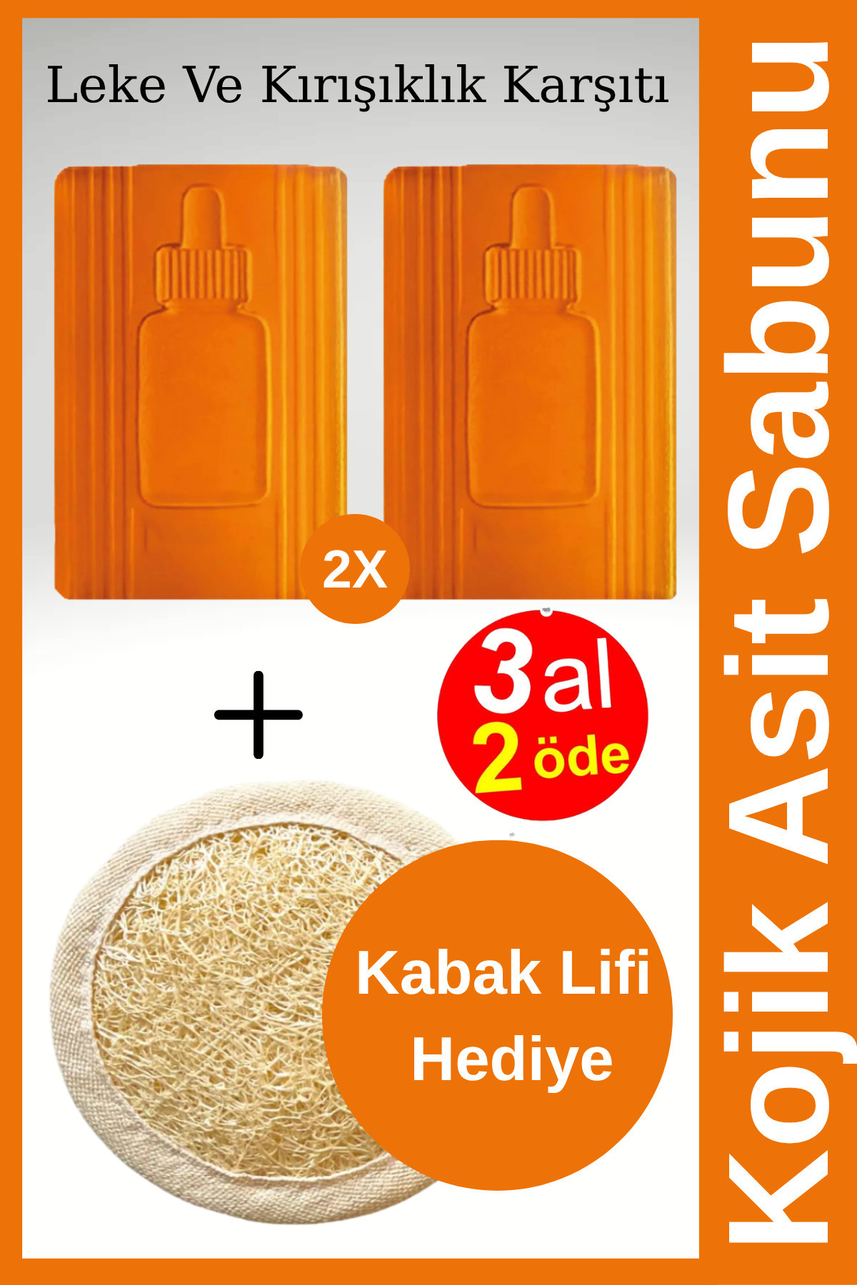 EpiRelax 2 Adet Kojic Asit Sabunu - Zerdeçal Ve Kojik Asit Etkisi Ile Leke Karşıtı Kojik Asit Sabunu