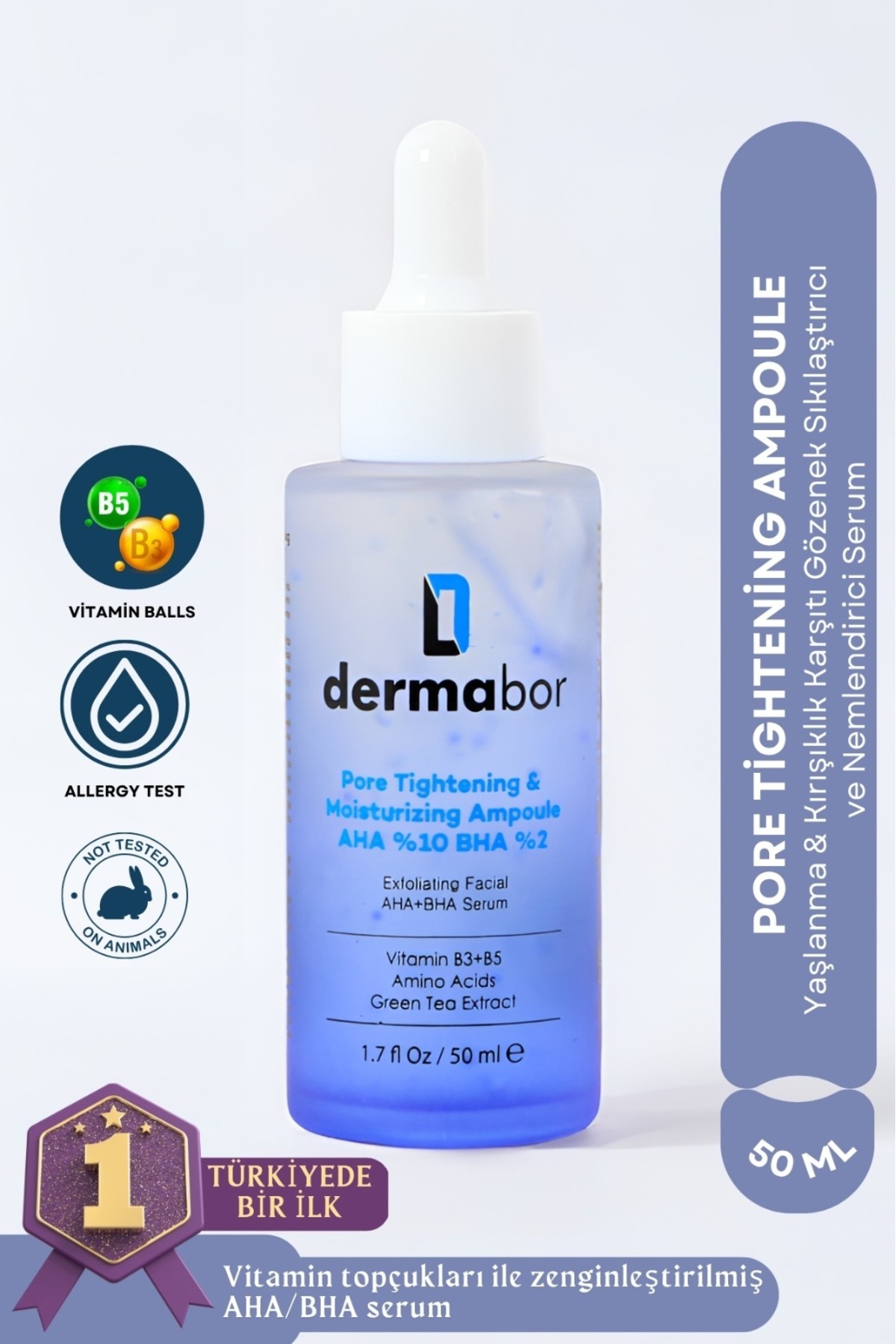Dermabor Retinol Koenzim Q10 Aha/bha Cilt Serumu | Yaşlanma&kırışıklık Karşıtı Cilt Yenileyici Sıkılaştırıcı