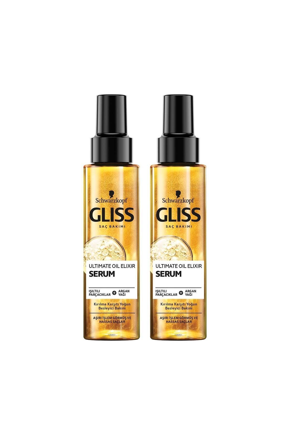 Gliss Ultimate Oil Elixir Besleyici Bakım Serumu 100 ml 2'li