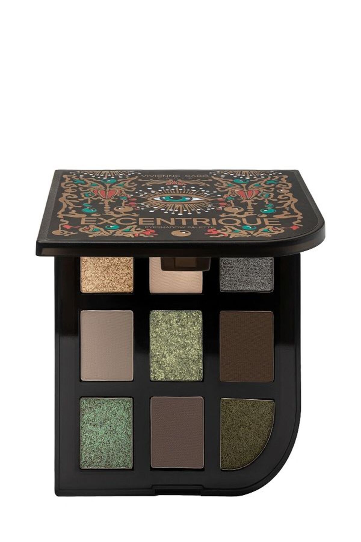 Vivienne Sabo Excentrique Far Paleti 01 - Smoky, Matte, Shimmer Eye Shadow Palette göz makyajı far paleti