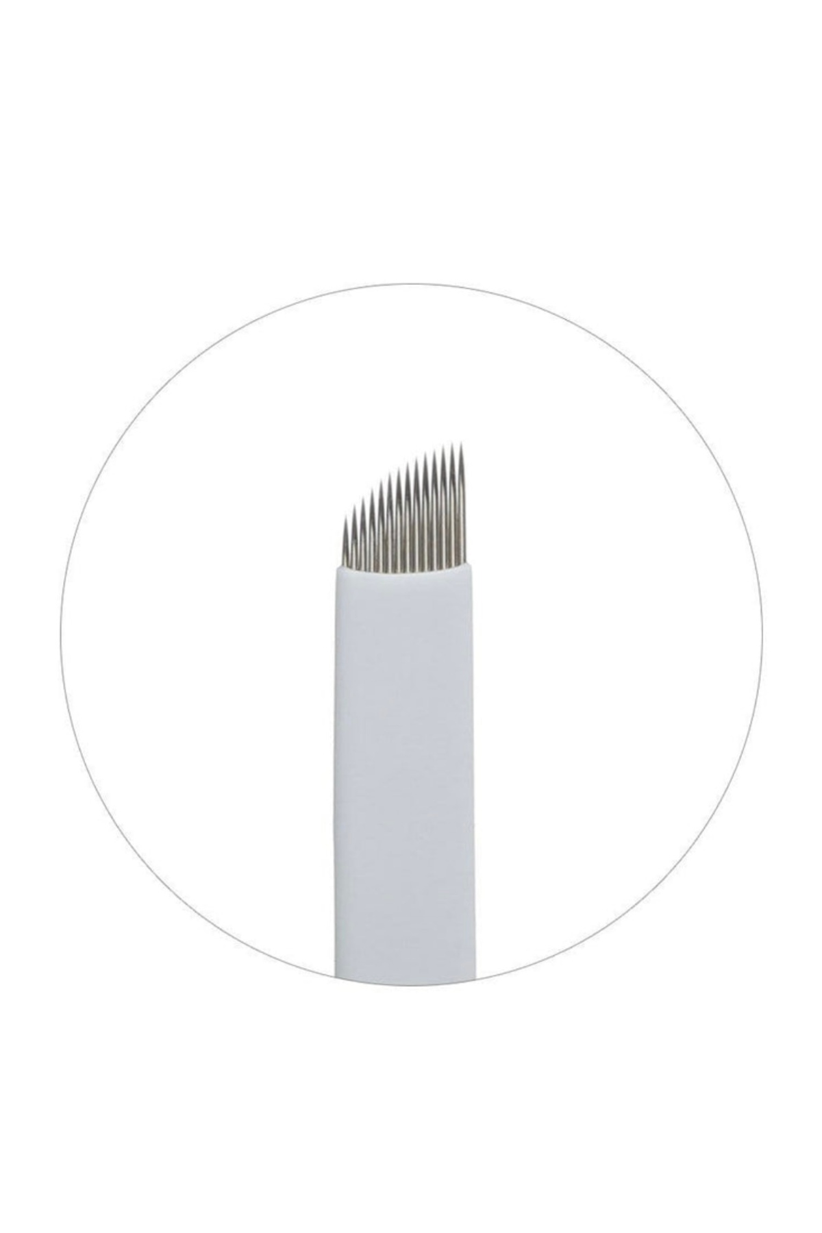 STARANDPOWER 10 Adet 14 Pin Microblading Blade - İnce ve Doğal Kaş Çizimi için Hassas Uç (Steril Tek Kullanımlık)