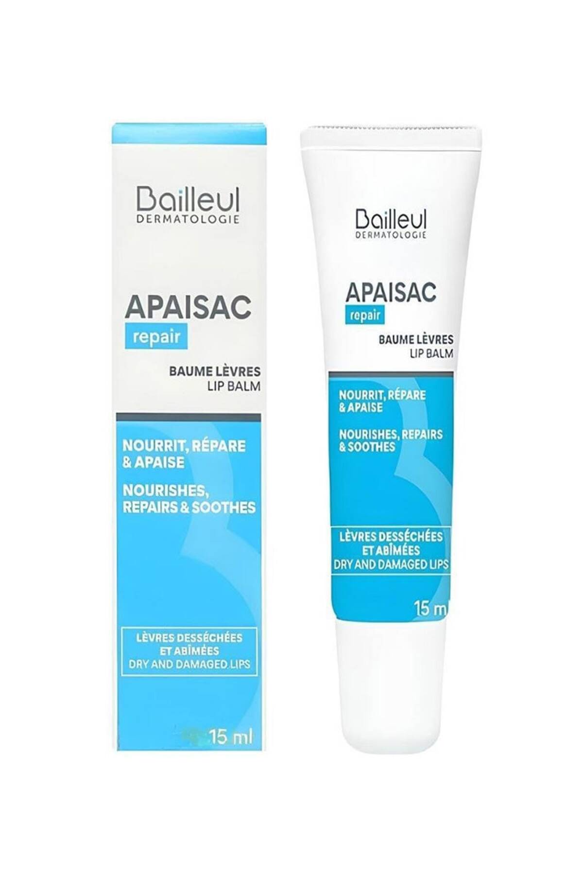 Apaisac Biorga Besleyici Dudak Nemlendiricisi 15 ml