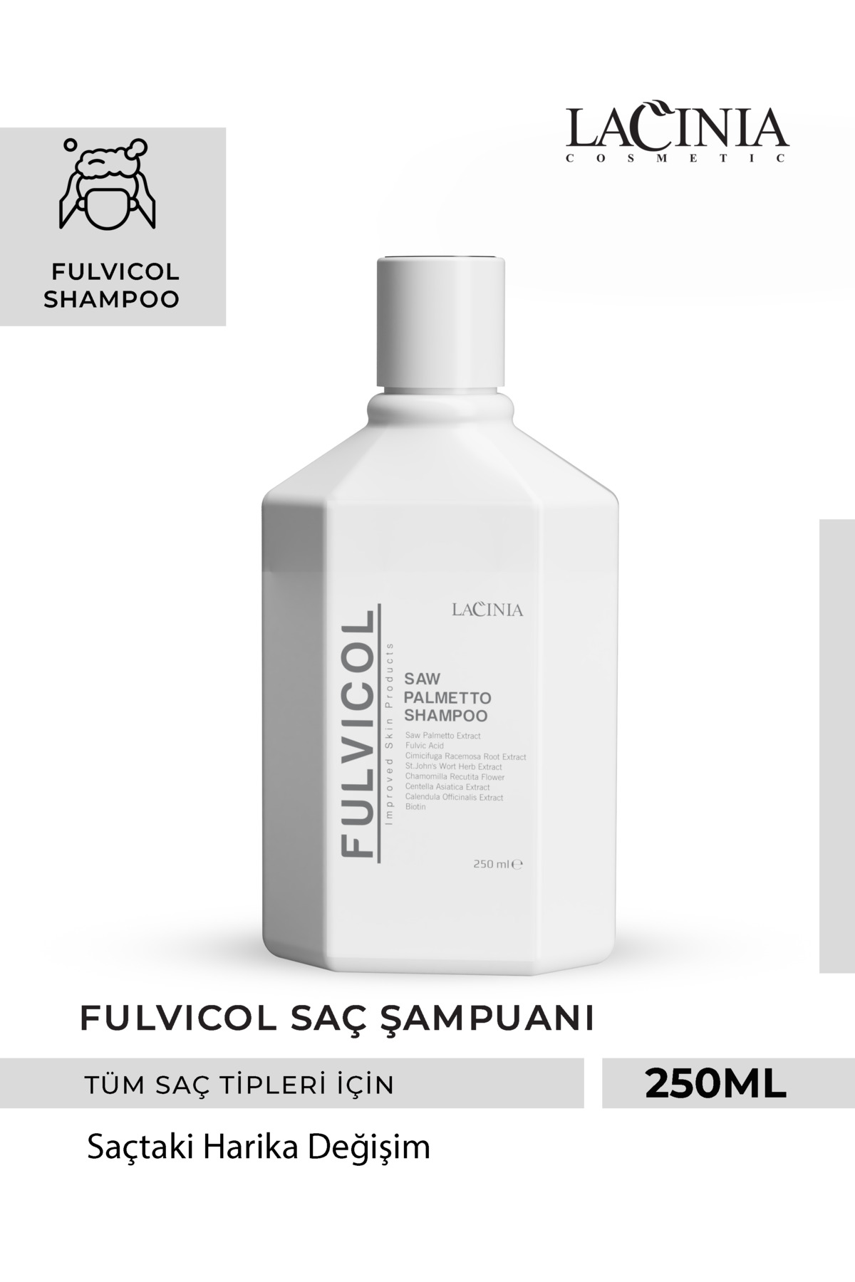 Lacinia Fulvicol Saw Palmetto Saç Bakım Şampuanı 250 ml
