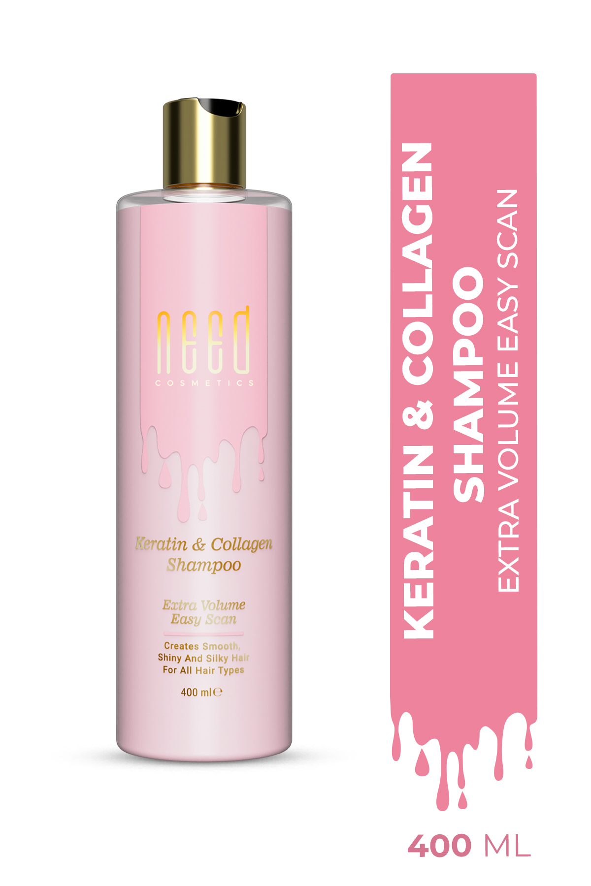 NEED COSMETİCS Keratin Ve Collagen Şampuan 400 ml