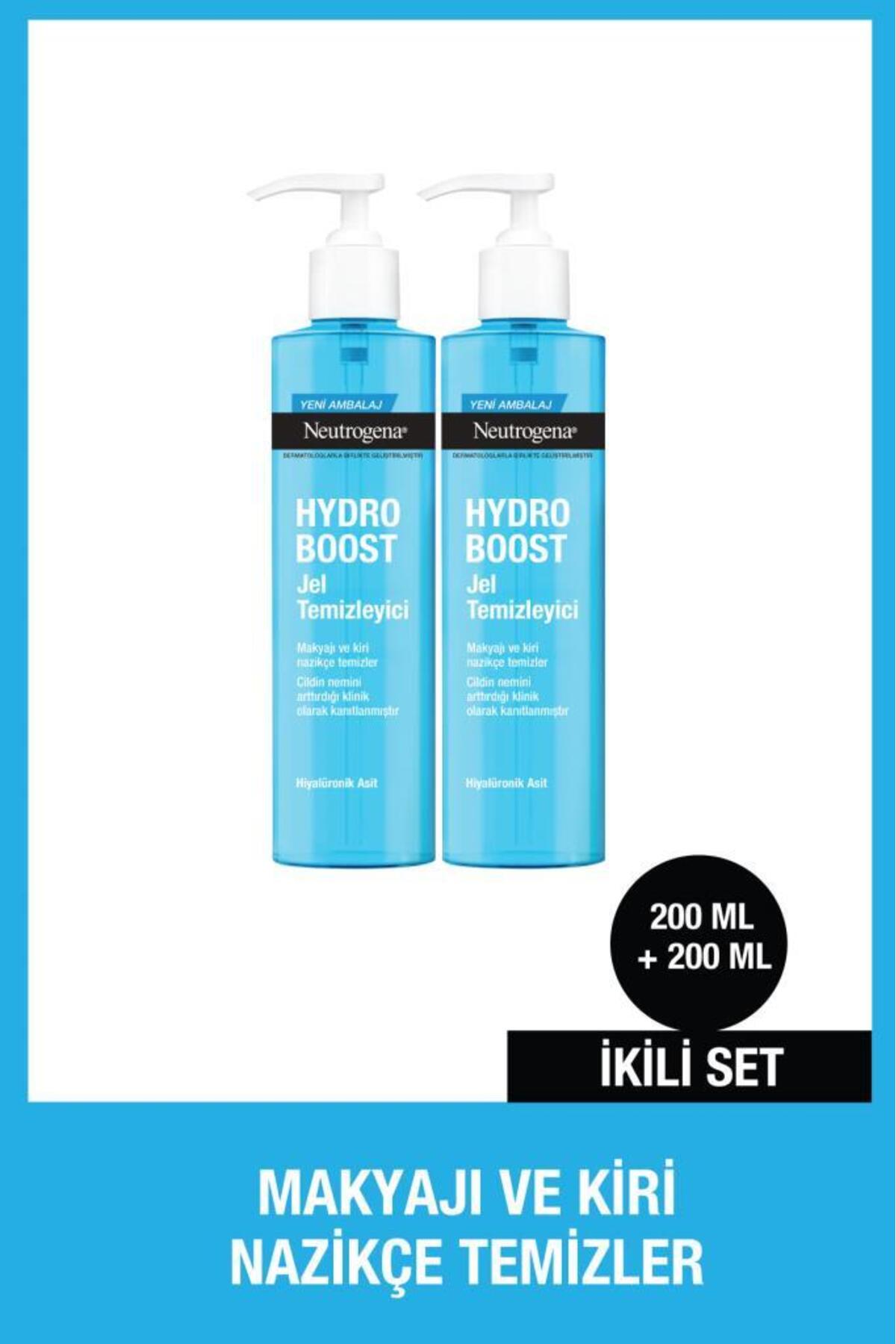 Neutrogena Hydro Boost Jel Yüz Temizleyici 200 ml x2