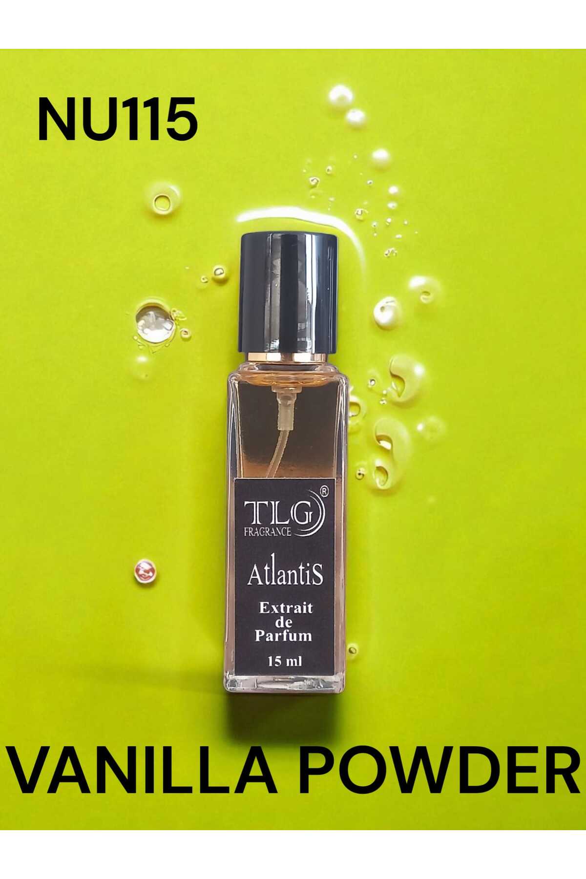 TLGNU115e015 Vanilla Powder Niche Extrait Unisex Parfüm, 15 ml (Cep Boyu)
