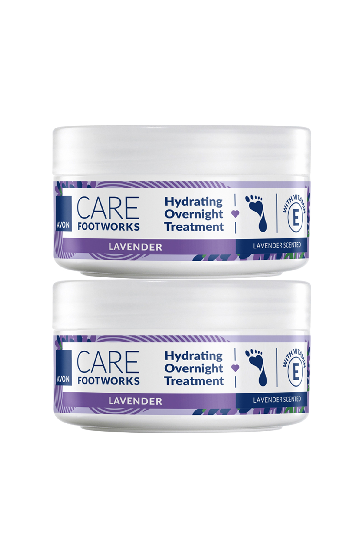 AVON Footworks Lavanta Özlü Gece Uygulanan Bakım Kremi 150ml İkili Paket