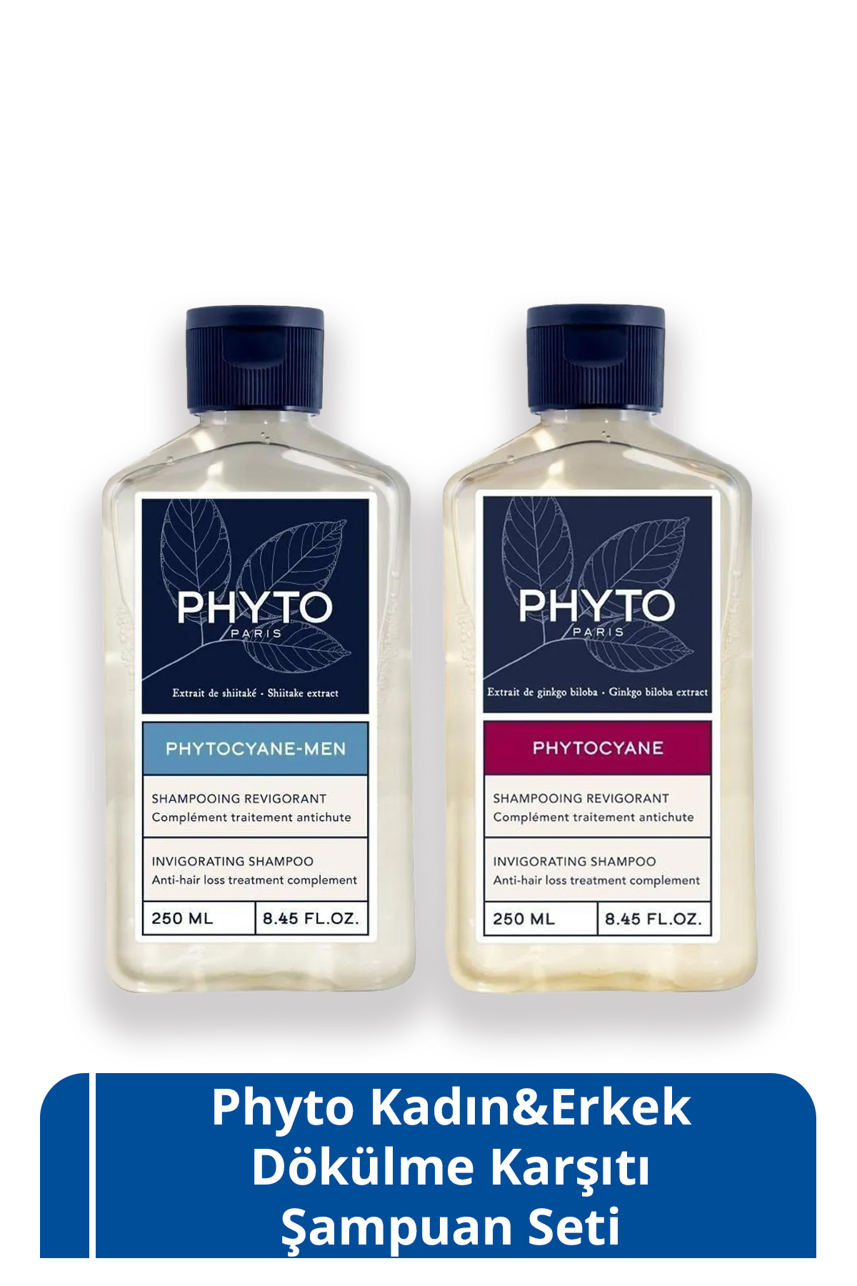 Phyto Kadın&erkek Dökülme Karşıtı Şampuan Seti - Canlandırıcı Ve Dolgunlaştıcı Etki