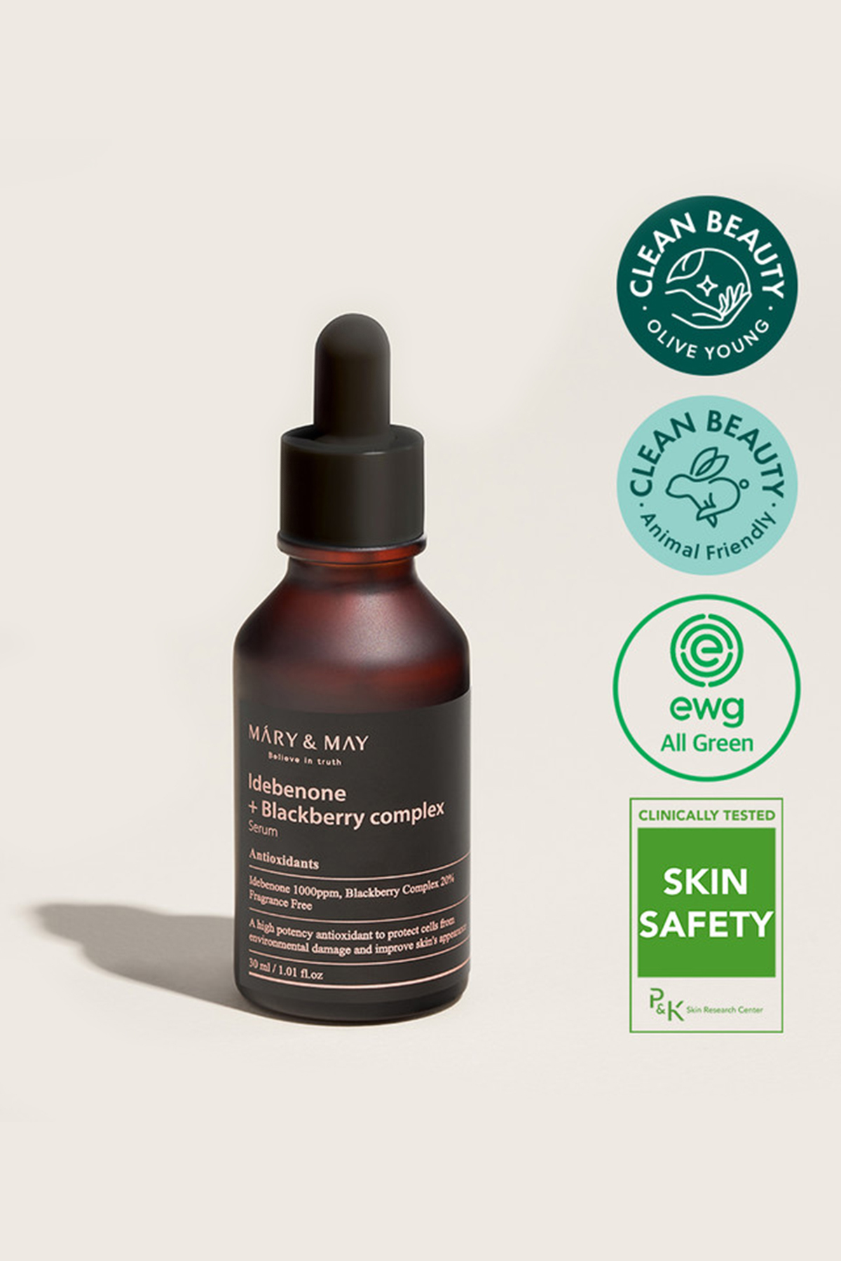 Mary & May Idebenone + Blackberry Antioksidan Ve Leke Karşıtı Böğürtlen Içeren Canlandırıcı Serum 30 Ml