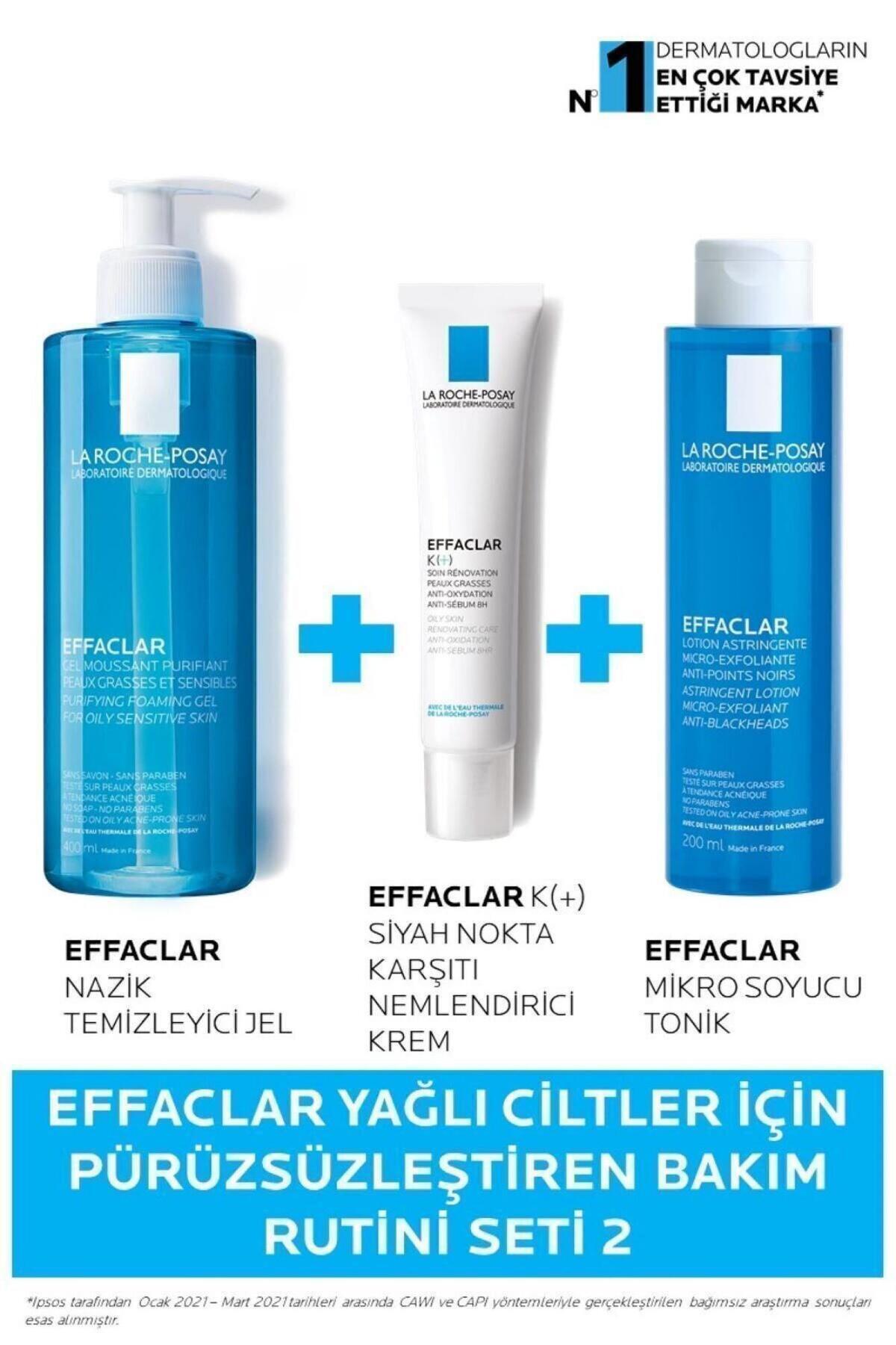 La Roche Posay Effaclar Yağlı Ciltler Için Pürüzsüzleştiren Siyah Nokta Karşıtı Bakım Seti