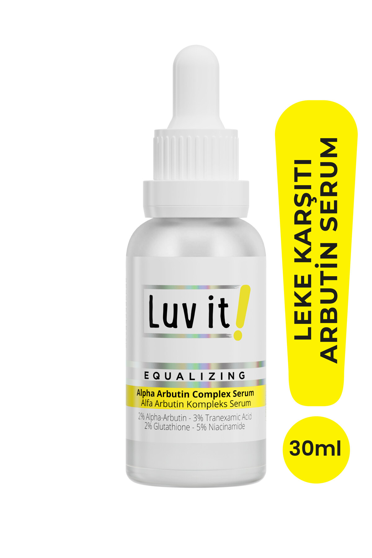 Luv it! Alpha Arbutin Cilt Serumu | Leke Karşıtı, Cilt Tonu Eşitleyici ve Bariyer Onarıcı
