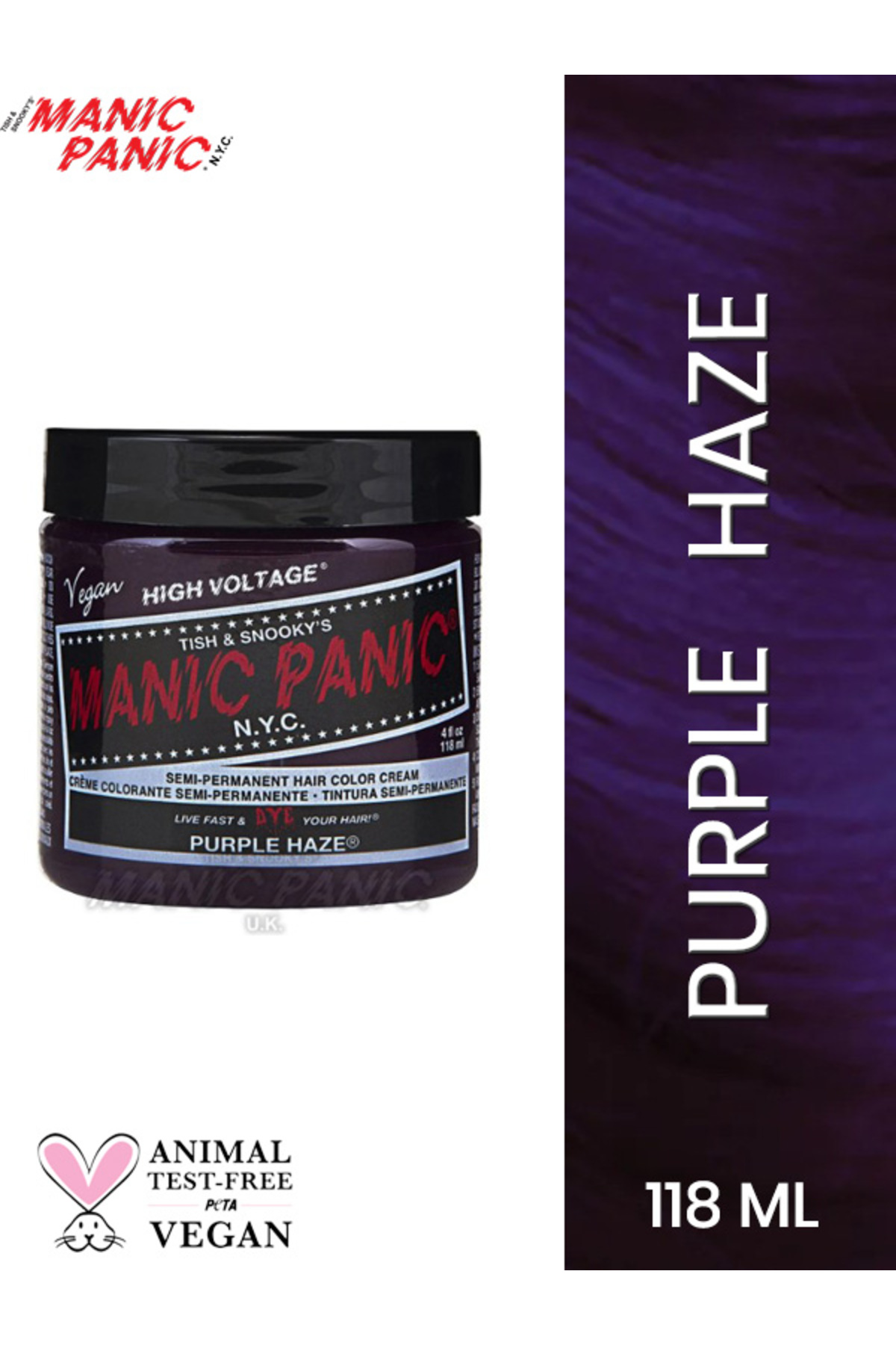 Manic Panic Classic Purple Haze Saç Boyası Hcr-11024