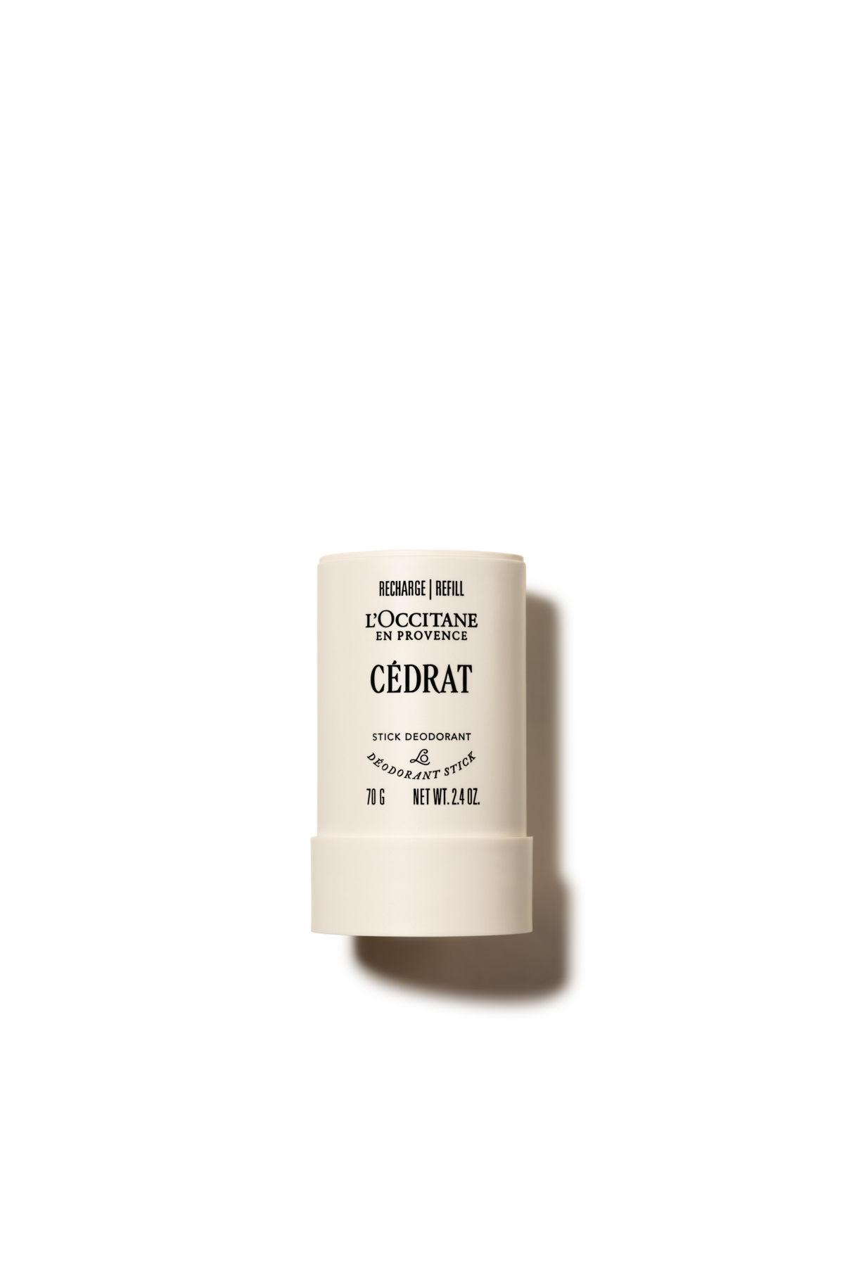 L'Occitane Cedrat Stick Deodorant Refill - Yedek, Unisex, Ağaç Kavunu ve Limonotu Notaları, 70 g