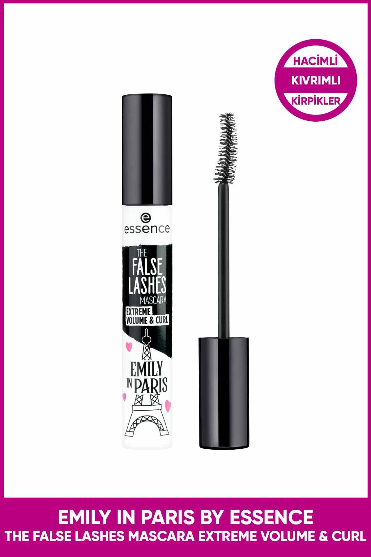 Essence EMILY IN PARIS by THE FALSE LASHES MASCARA EXTREME VOLUME & CURL 01