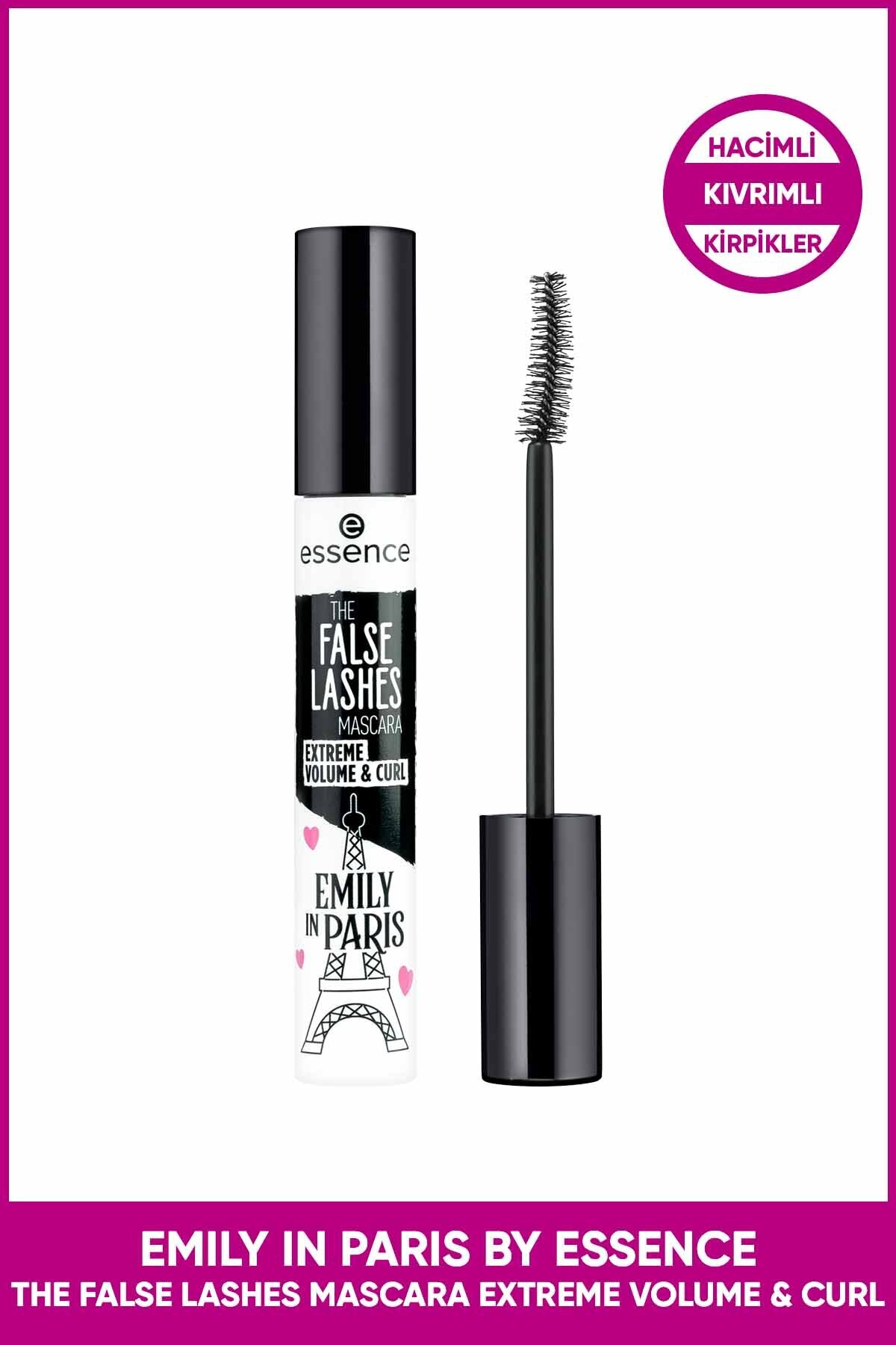 Essence EMILY IN PARIS by THE FALSE LASHES MASCARA EXTREME VOLUME & CURL 01