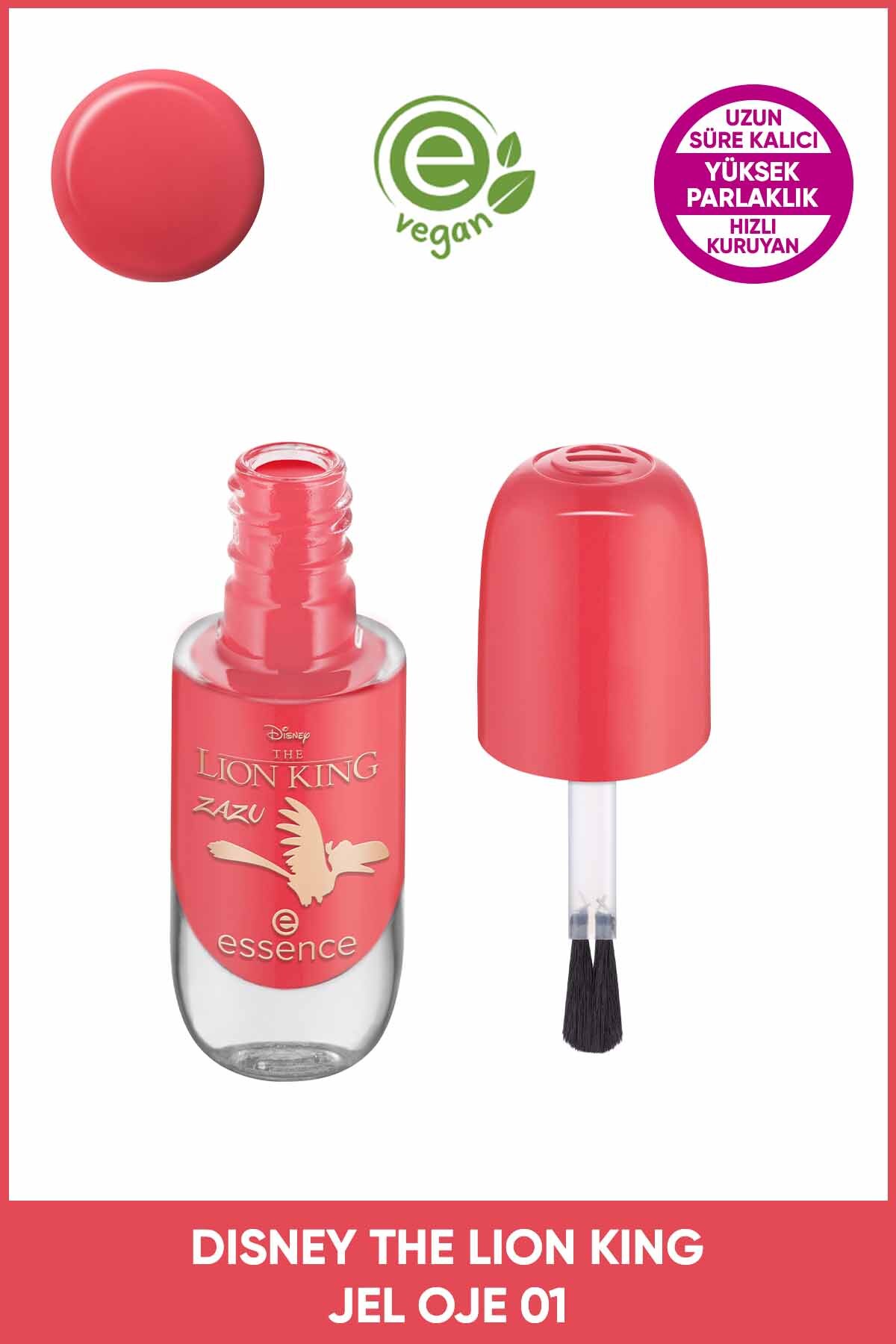 Essence Disney The Lion King Jel Tırnak Cilası No: 01