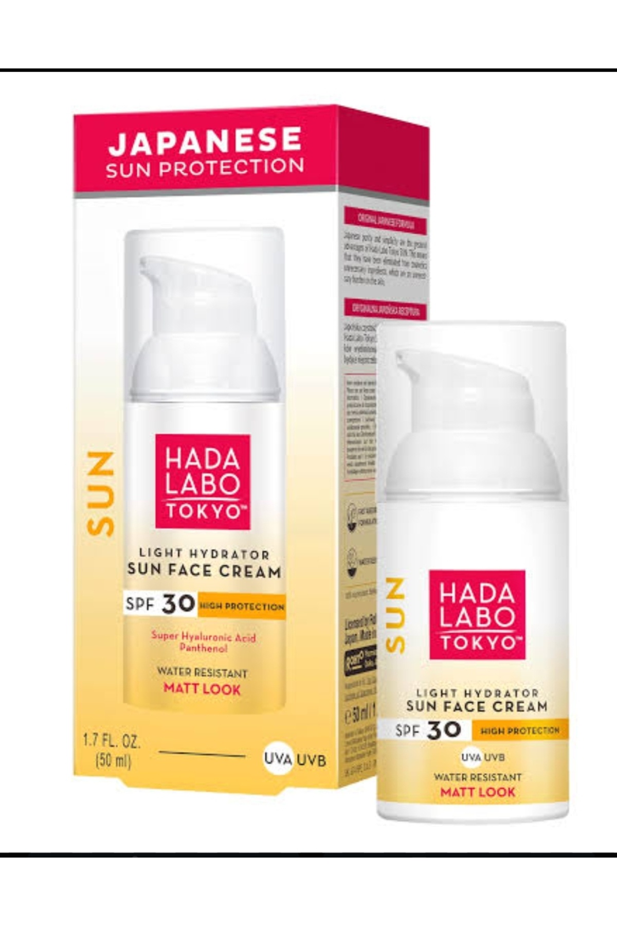 Hada Labo Tokyo Light Hydrator SPF 50-Matt Look