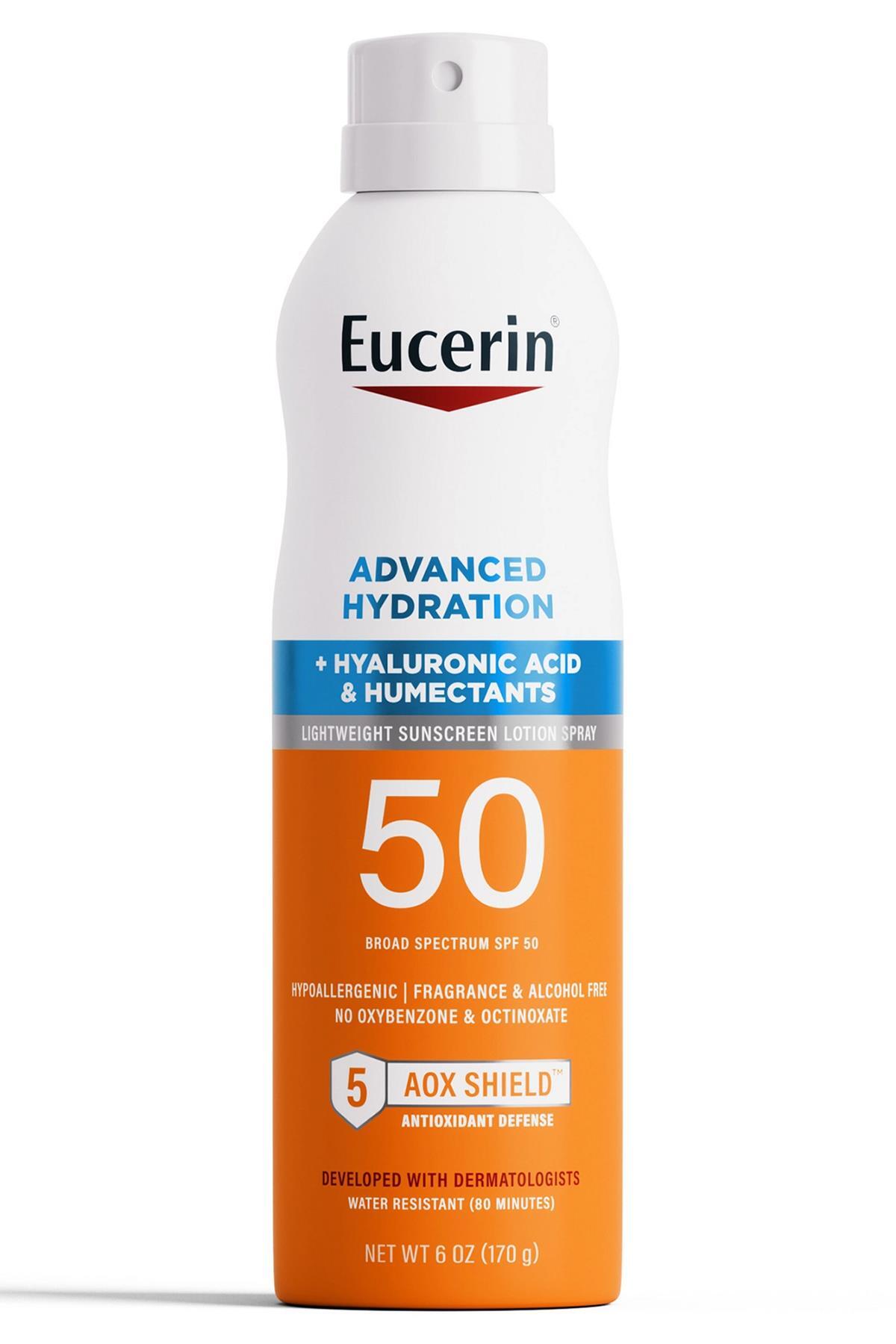 Eucerin Advanced Hydration SPF50 Güneş Koruyucu Sprey 170GR