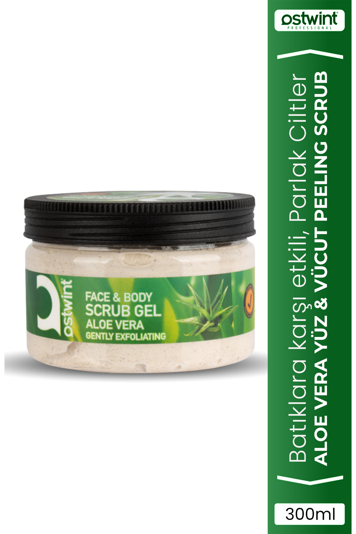 Ostwint Scrub Jel Aloe Vera Özlü Yüz Ve Vücut Peelingi 300 ml