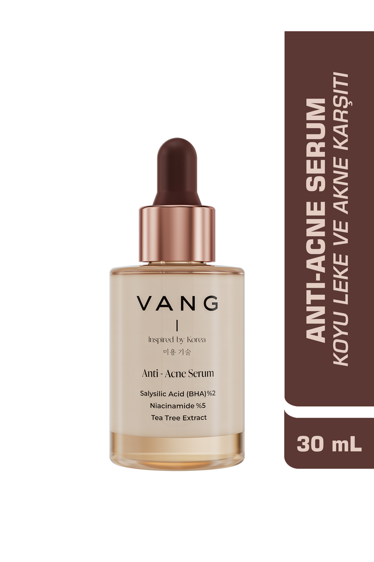 VANG Koyu Leke Ve Sivilce Karşıtı Gözenek Sıkılaştırıcı Niacinamide Cilt Bakım Serumu 30 ml