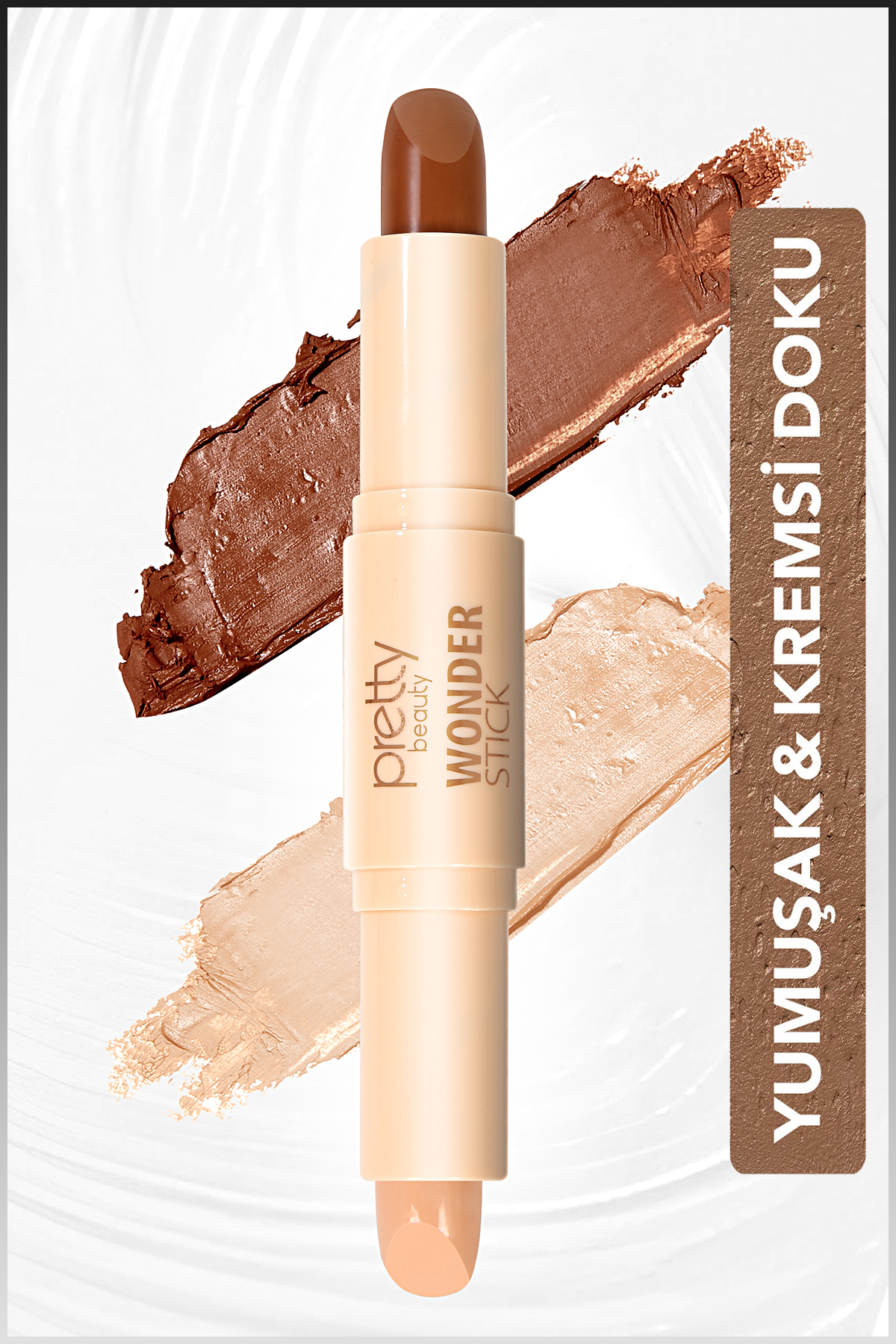 BSR SHOWROOM Wonder Stick Çift Taraflı Krem Kontür & Aydınlatıcı Stick