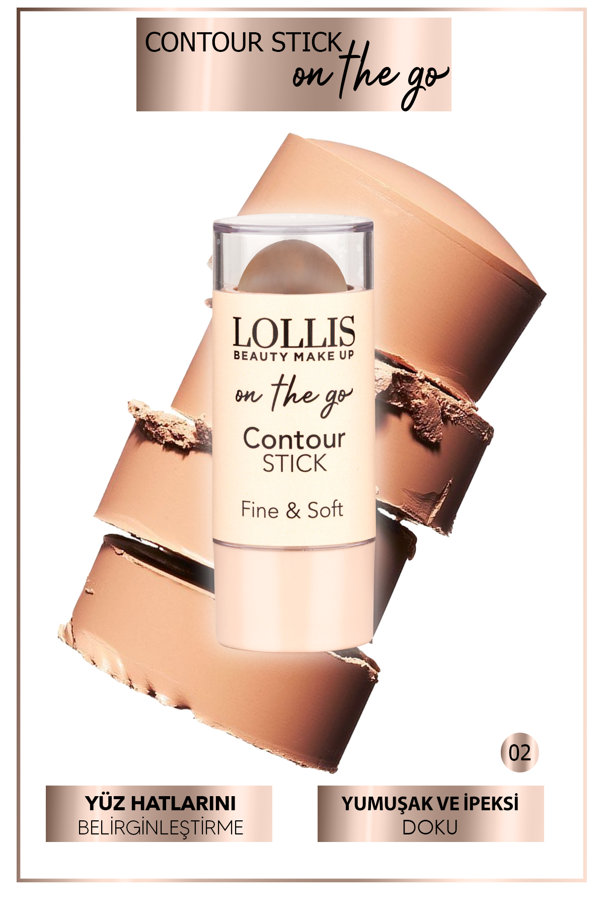 Lollis Contour Stick / Kontür Stick / Krem Kontür Çubuğu