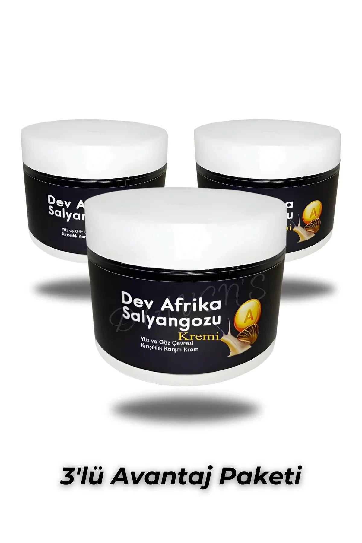 Alleben Genel Markalar DAS Dev Arfrika Salyangozu Kırışıklık Yara İltihap Karşıtı Krem 100 ml X 3 Adet