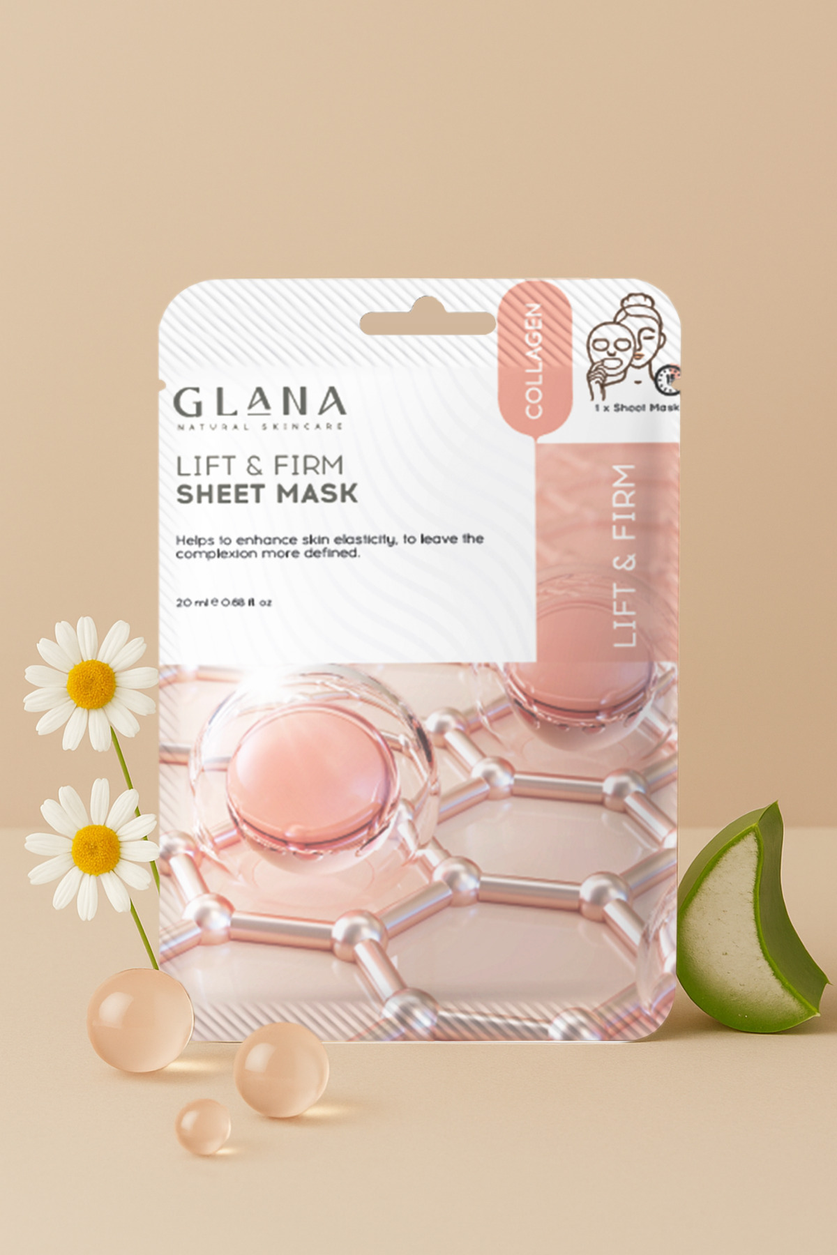 Glana Cosmetics Lift & Firm Kağıt Maske