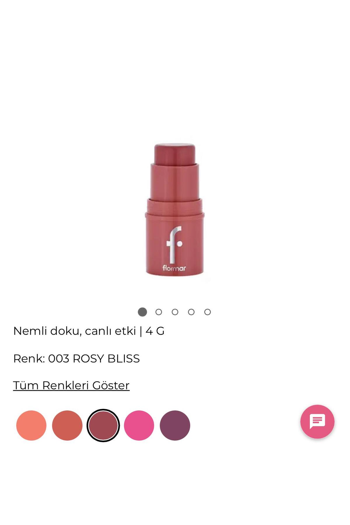 Flormar To Go Blusher 03 Rosy Bliss
