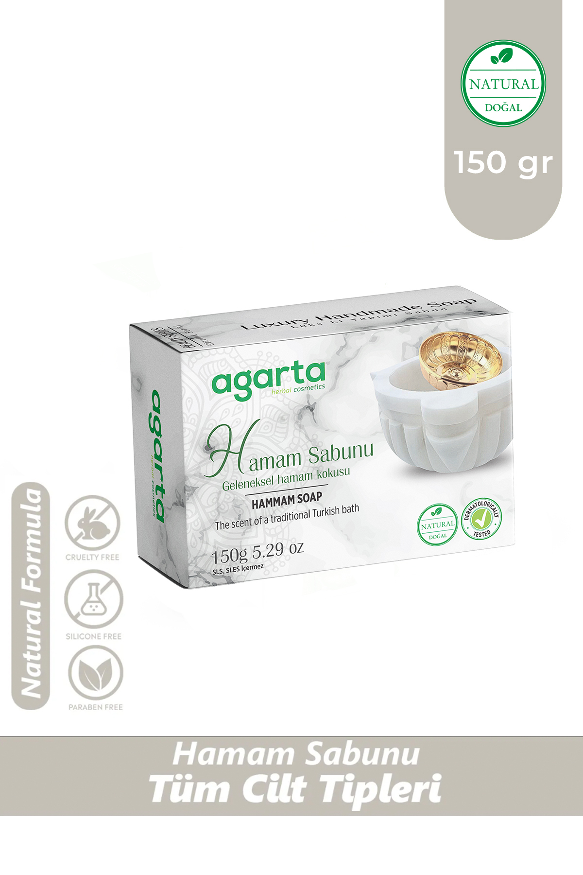 Agarta Hamam Sabunu Doğal 150 Gr