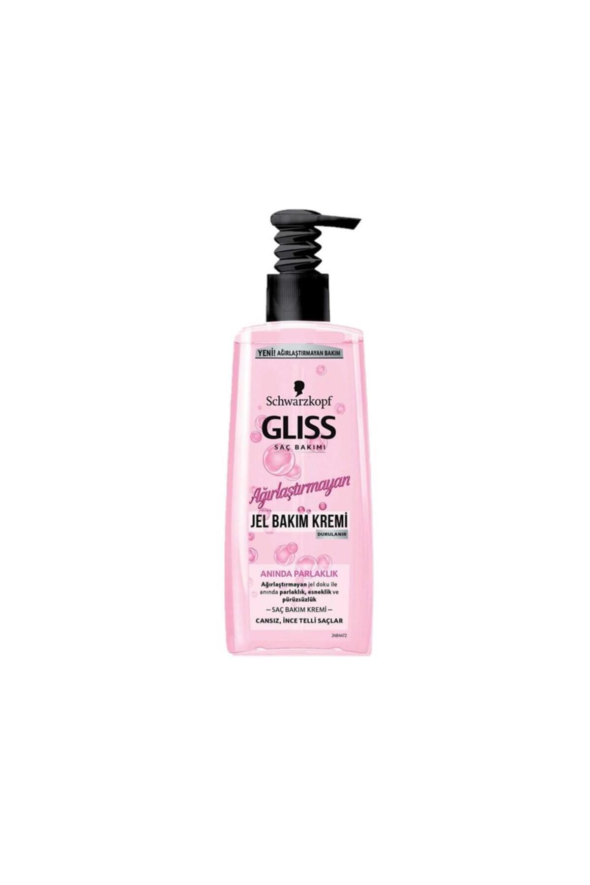Gliss Jel Bakım Kremi Anında Parlaklık 200 ml Delist