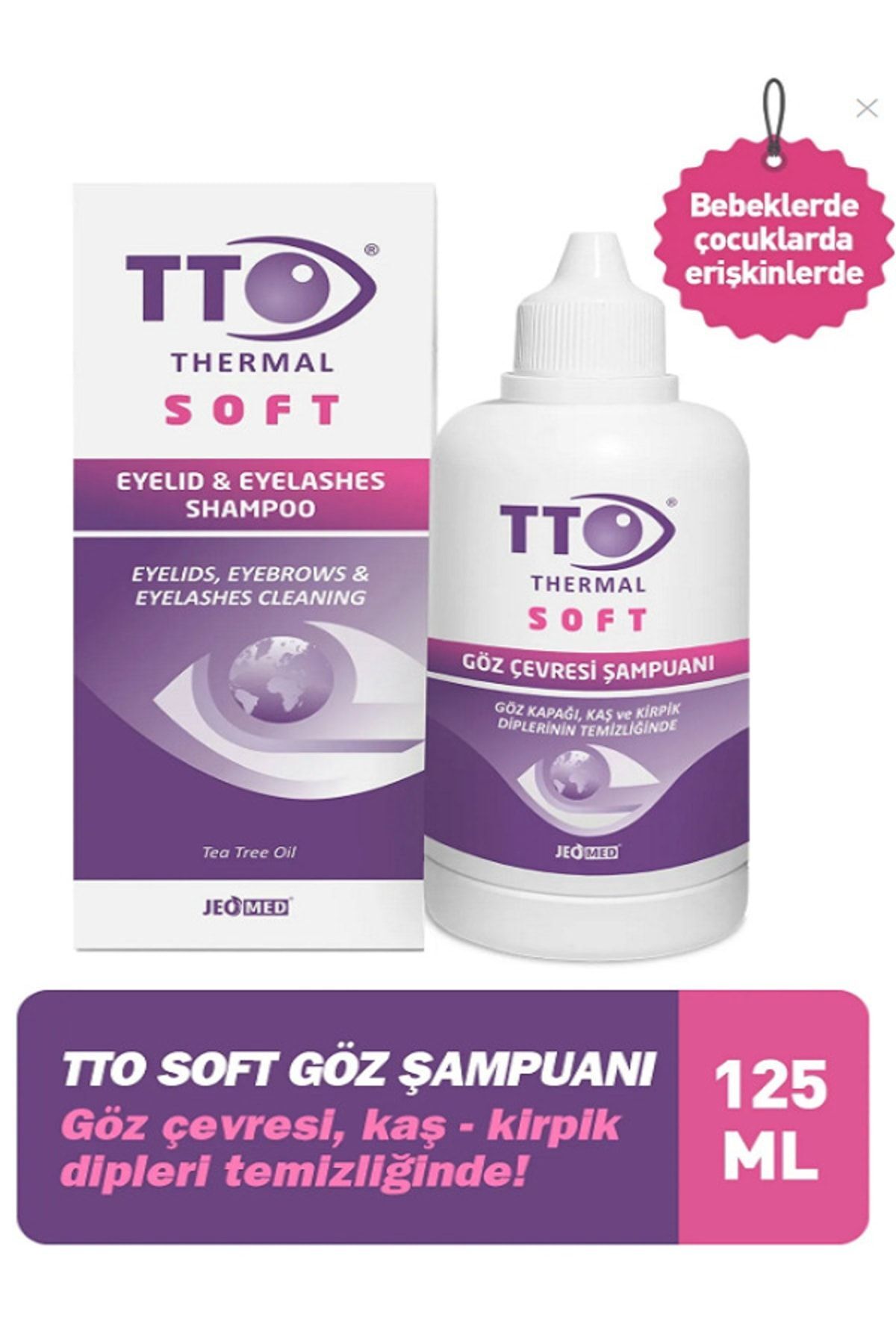 JEOMED Tto Soft Göz Şampuanı 125 ml