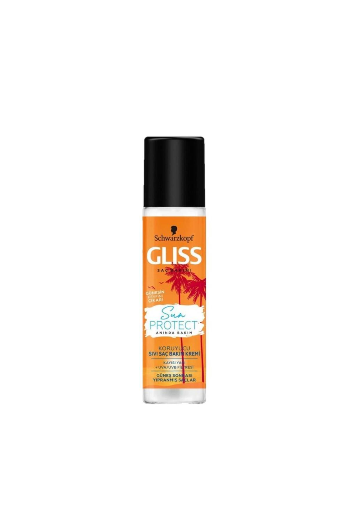 Gliss Schwarzkopf Gliss Sun Protect Güneşe Karşi Koruyucu Durulanmayan Sivi Saç Kremi 200 Ml