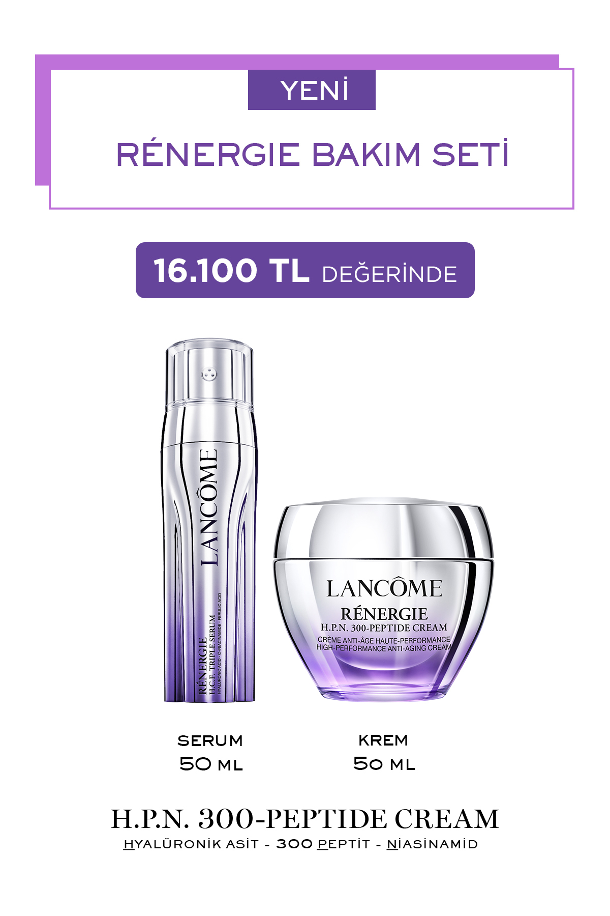 Lancome Renergie Bakım Seti 7829999999083