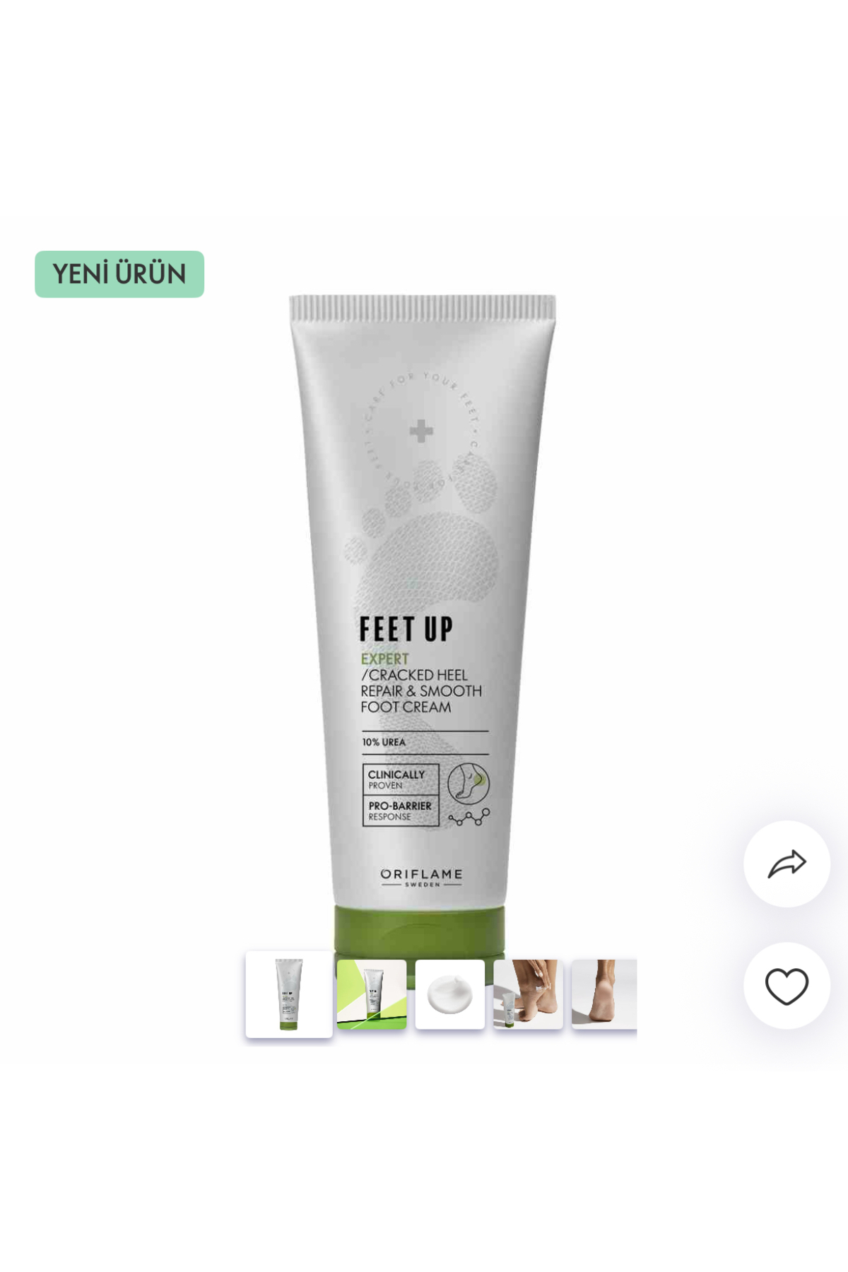 Oriflame Feet Up Expert /Çatlak Topuklar için Ayak Kremi içerik aynı ambalaj yeni