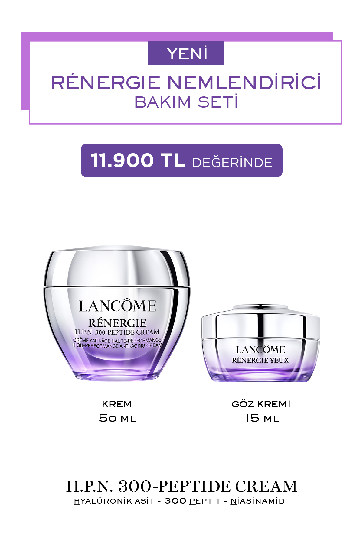 Lancome Renergie Hyalüronik Asit, C Vitamini Niasinamid, Ferülik Asit 7829999999085