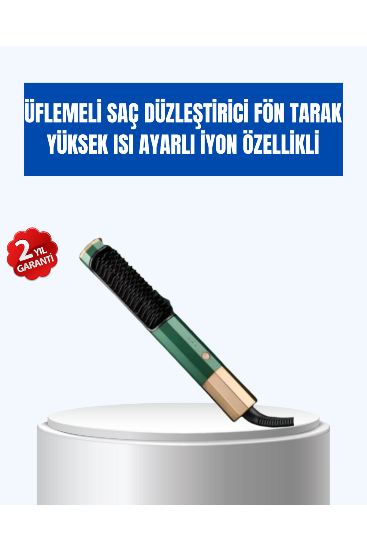 BRF ElivoraSell Ayarlanabilir Isı Kontrollü Saç Şekillendirme Seti – Tüm Saç Tipleri İçin Uygun 1203179