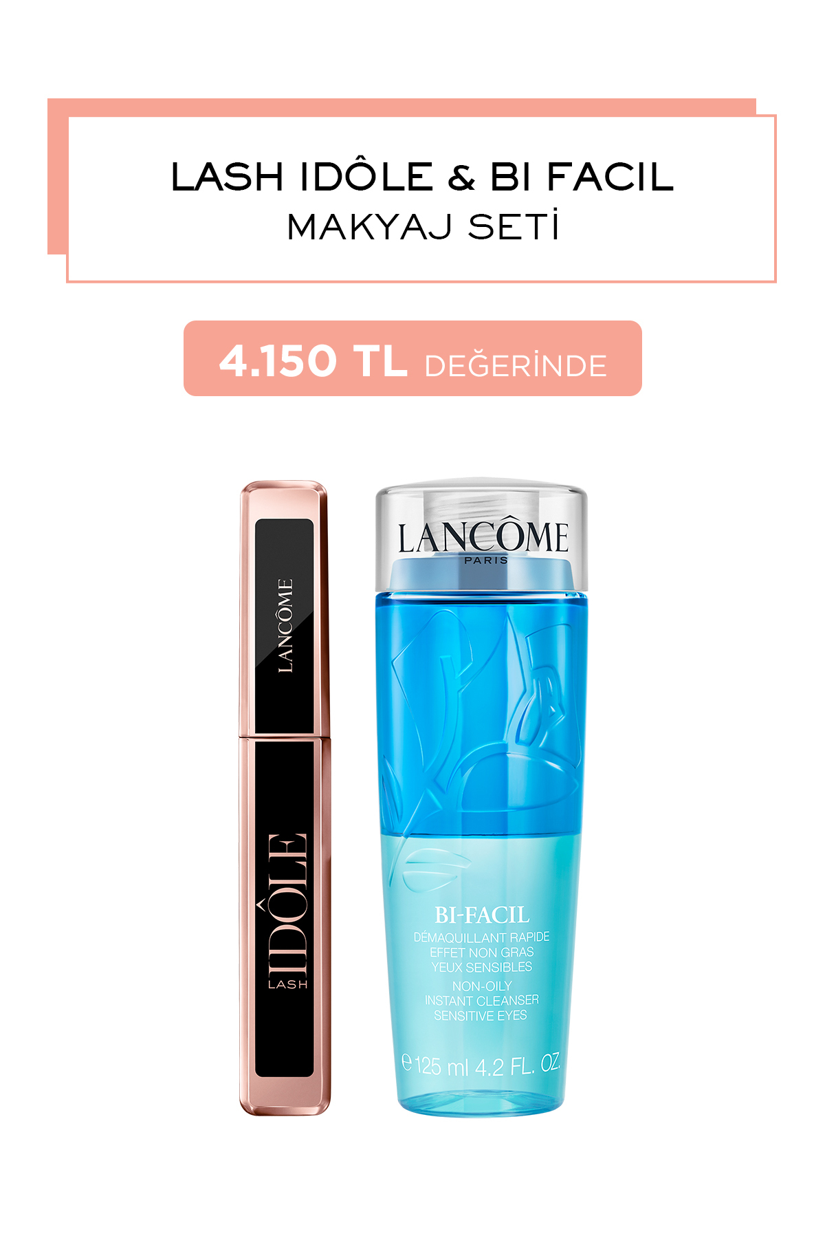 Lancome Lash Idole & Bifacil Makyaj Seti 7829999999075