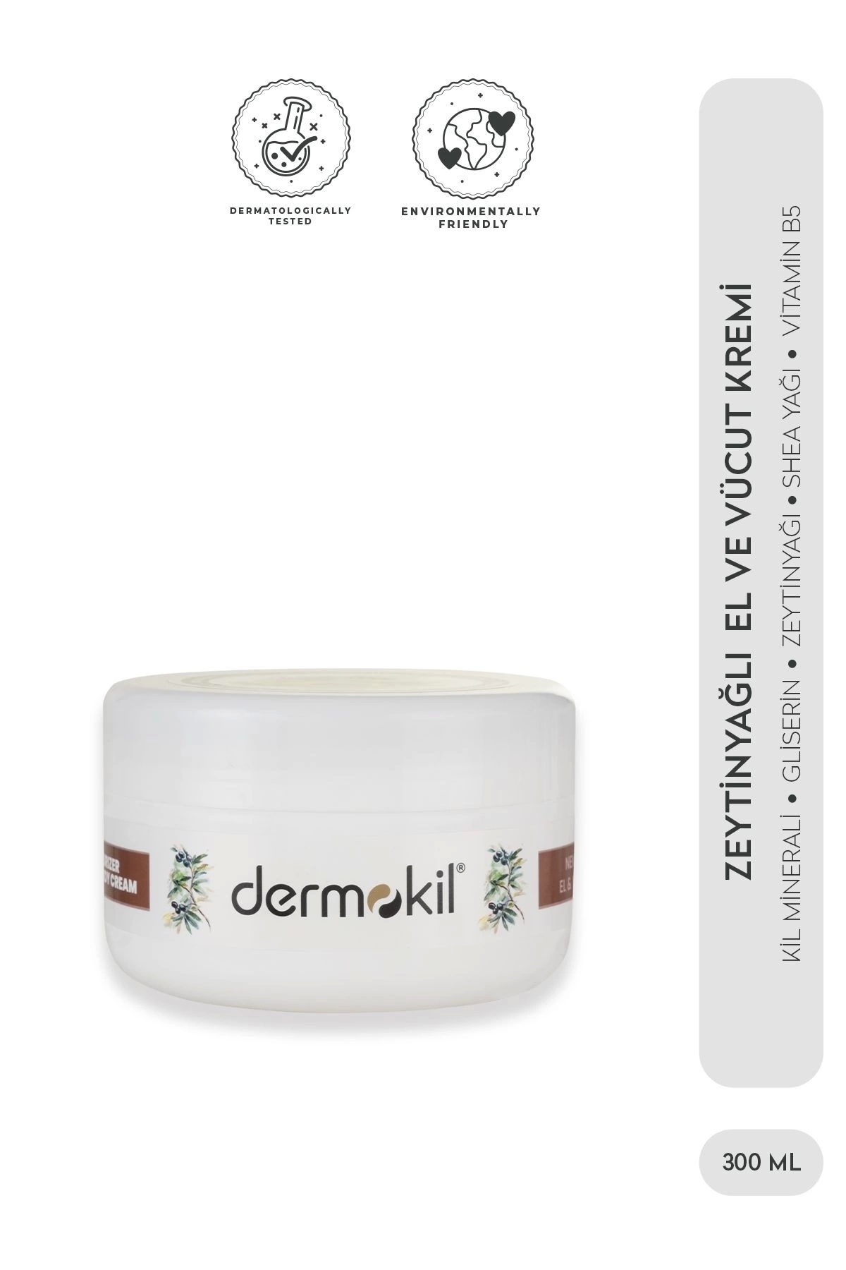 Dermokil Doğal Zeytinyağı El ve Vücut Bakım Kremi 300 ml