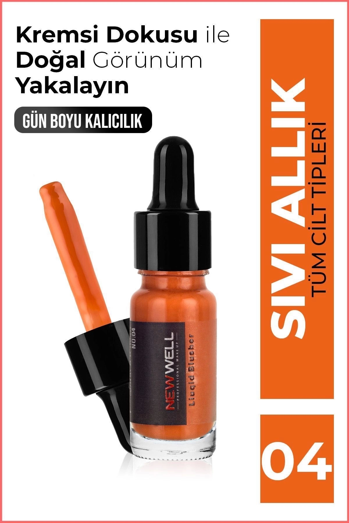 New Well Sıvı Allık (mat) No04