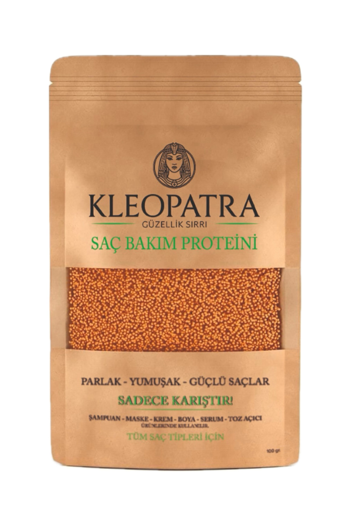 kleopatra Saç Bakım Proteini İle Shampoo Maske Saç Serumu Saç Boyası İşlemlerinde %10 Destekle Karıştır Kullan