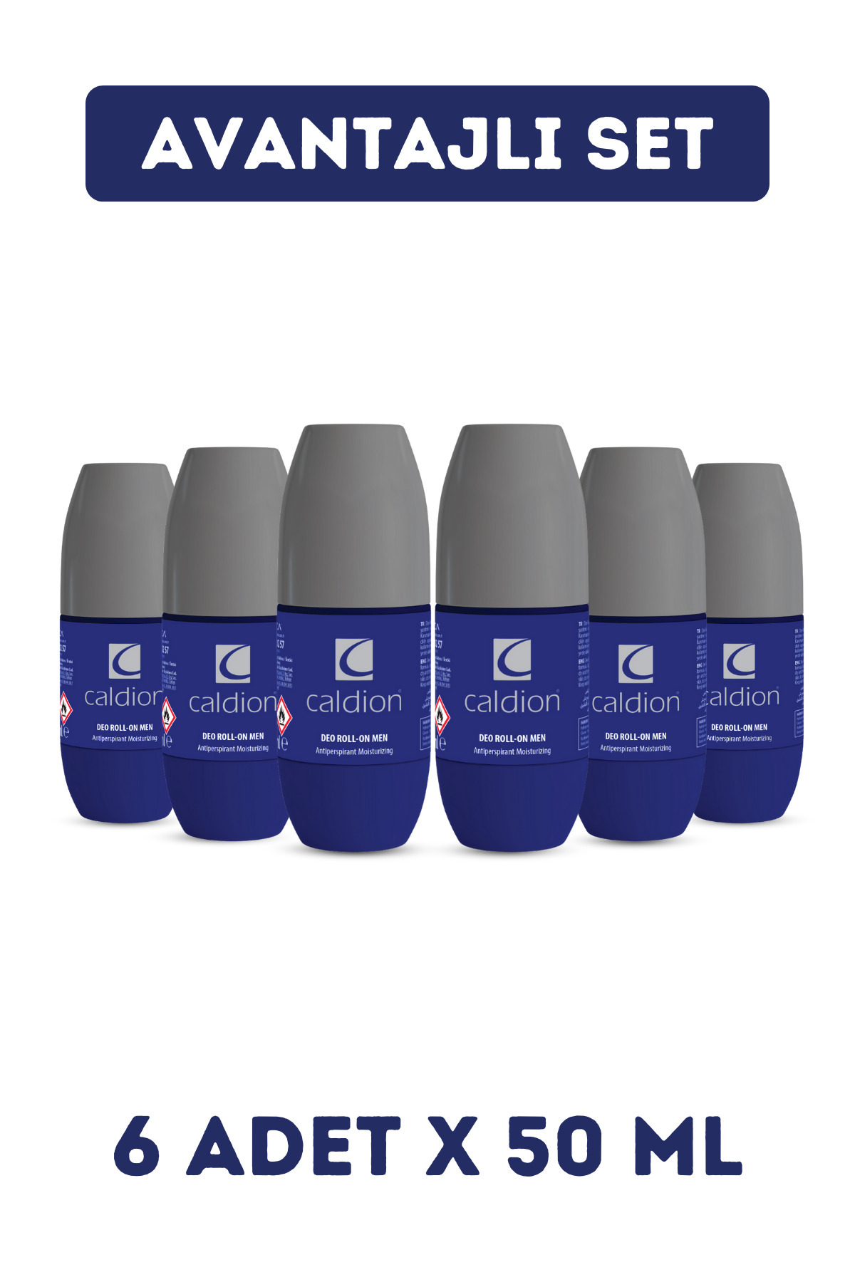 Caldion Classic Erkek Roll On ( 6 Adet X 50 ml )