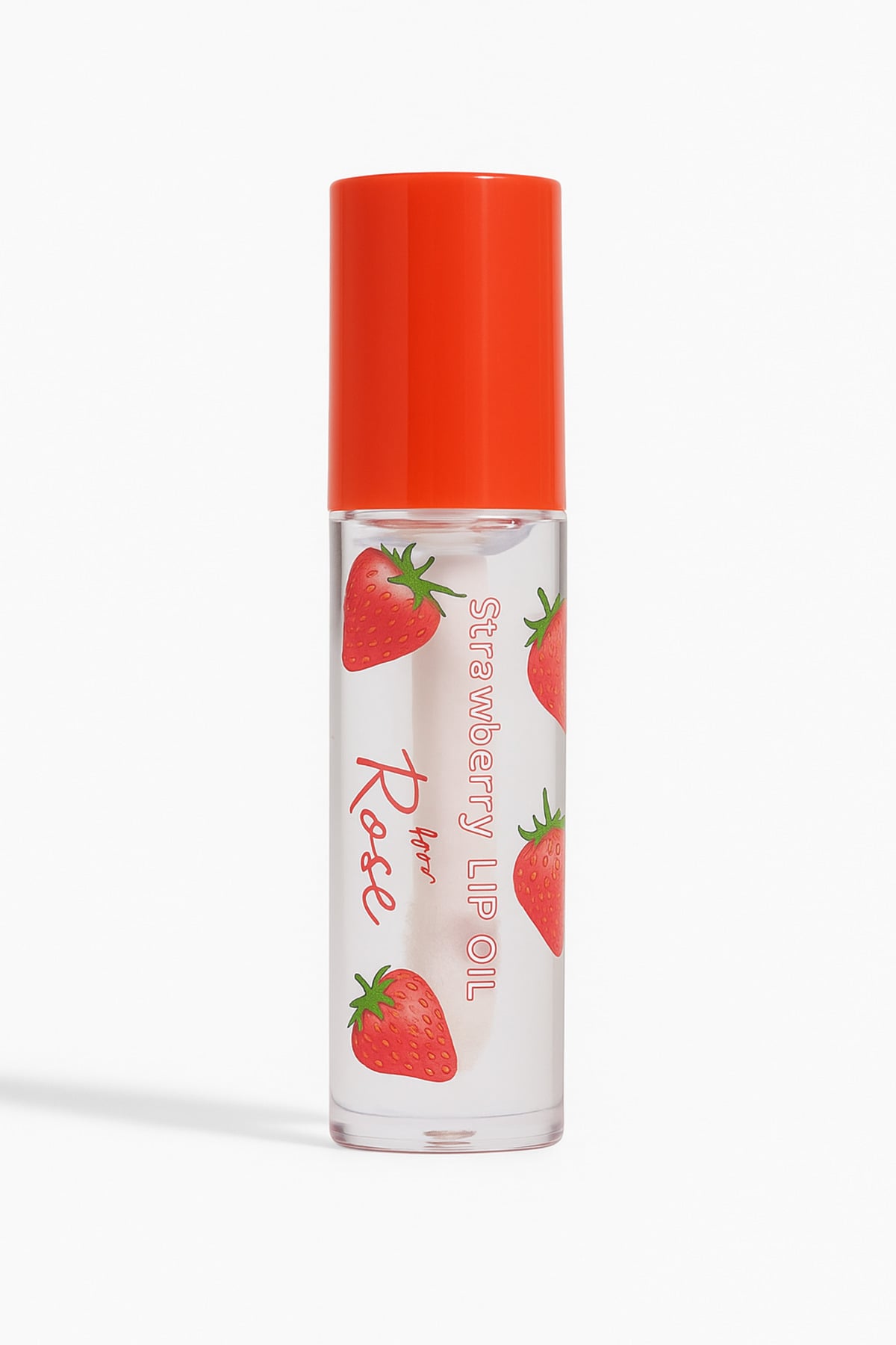 Rose Çilek Aromalı Nemlendirici Dudak Yağı- Parlak ve Yumuşak Dudaklar İçin Lip Oil