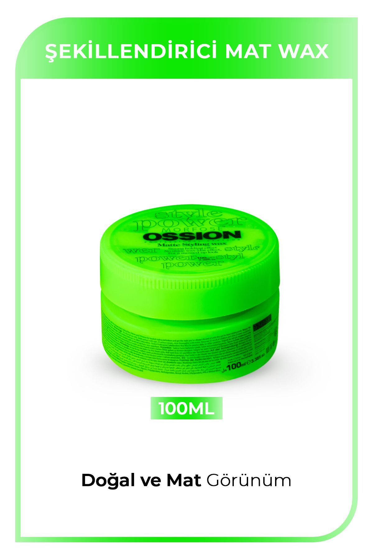 Morfose Ossion Mat Wax 100 ml