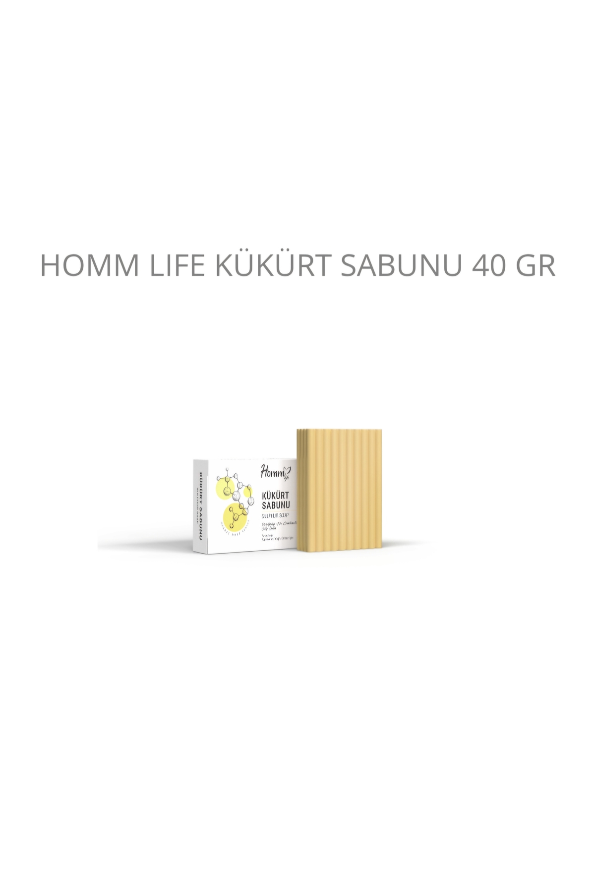 Homm Bitkisel Homm Life Kükürt Sabunu 40 gr