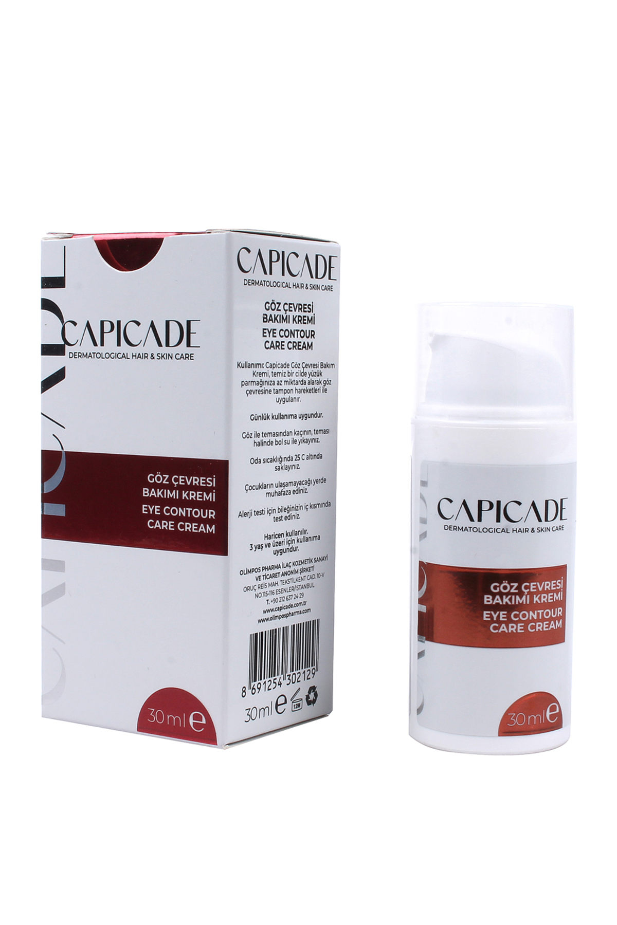 Capicade Göz Çevresi Bakım Kremi 30 ml