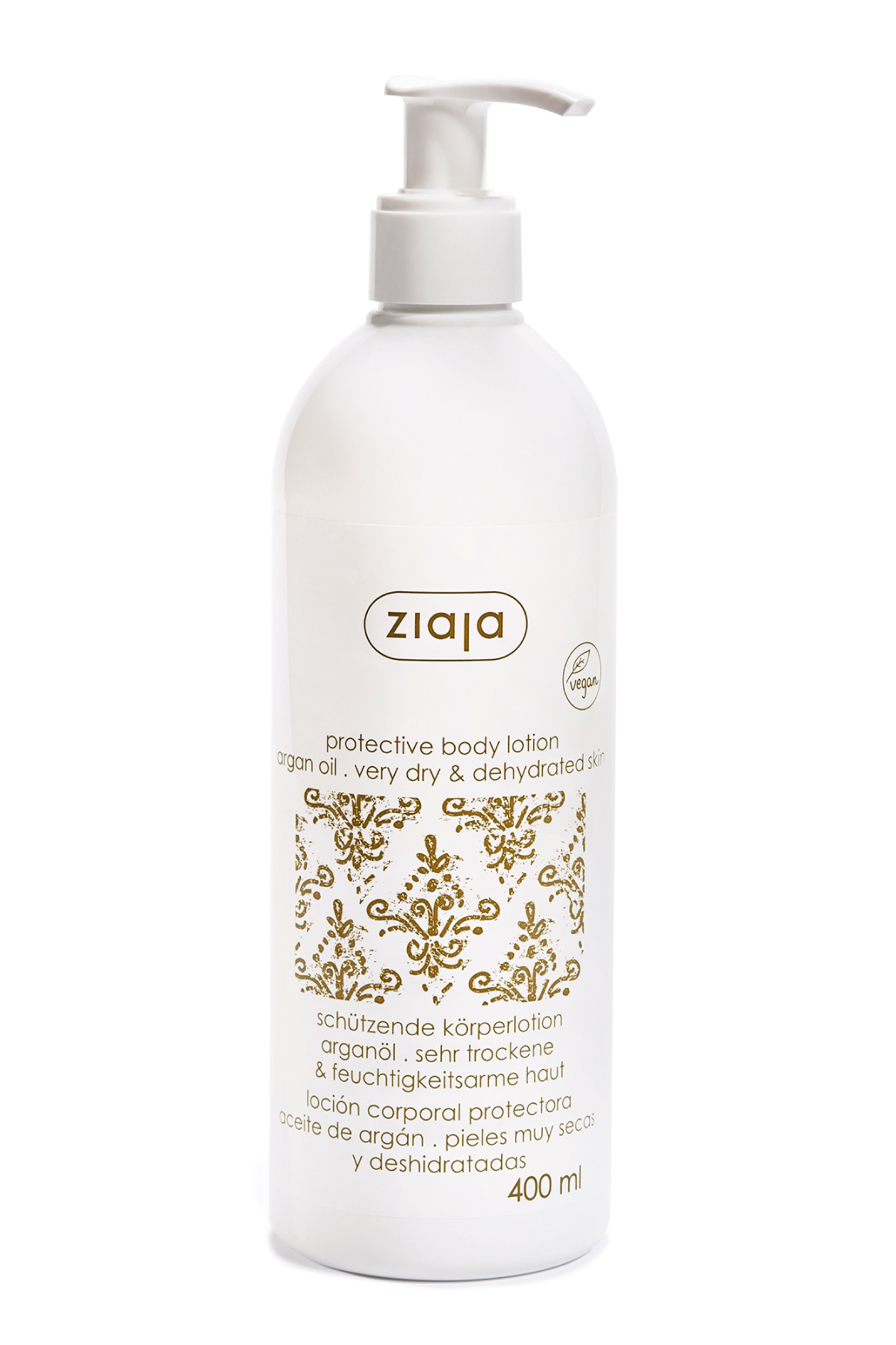 Ziaja Argan Yağı Vücut Losyonu 400 ml - Yoğun Nemlendirici ve Besleyici Cilt Bakımı